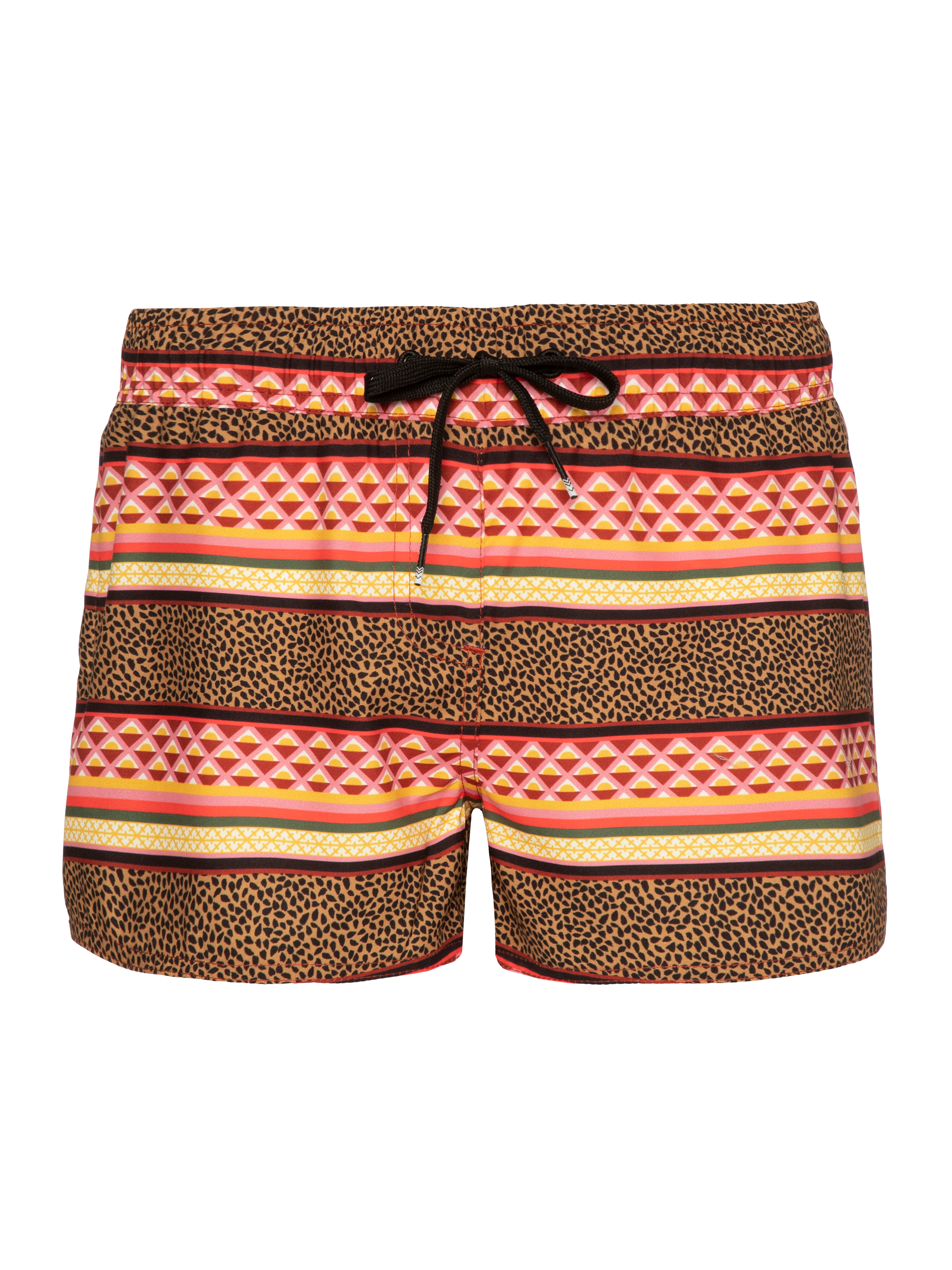 Protest Iman Jr Shorts De Bain Léopard Fille - Marron