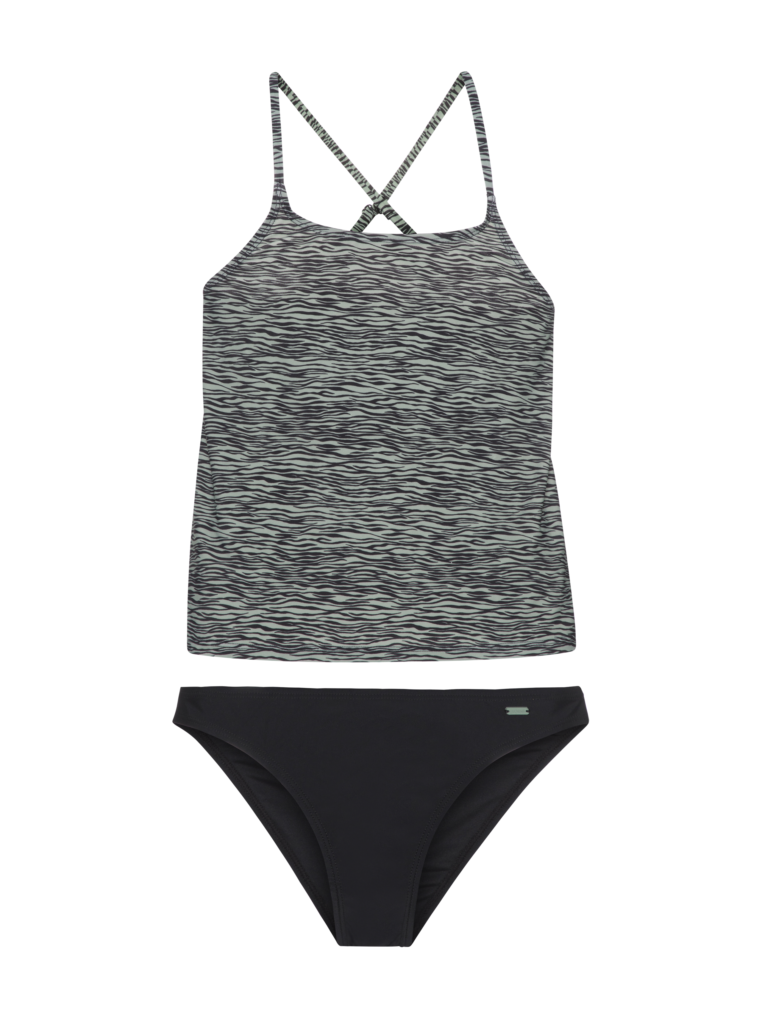 Maillot de bain tankini fille Justice 2 pièces bleu taille 12/14 tie