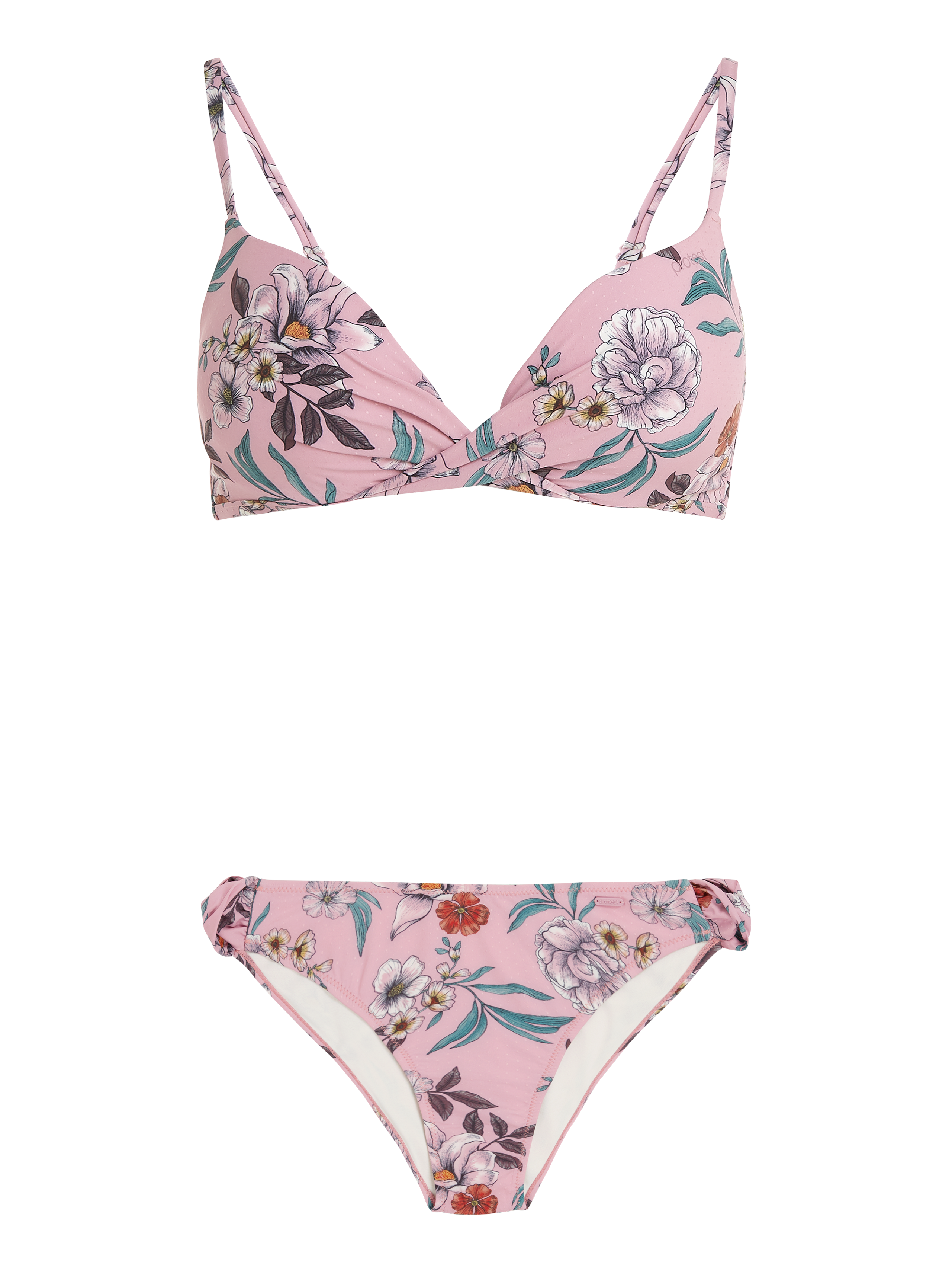 Protest Prtchannel Blumen-bügel-bikini-set - Normale Passform - Damen - Lila - Bademode