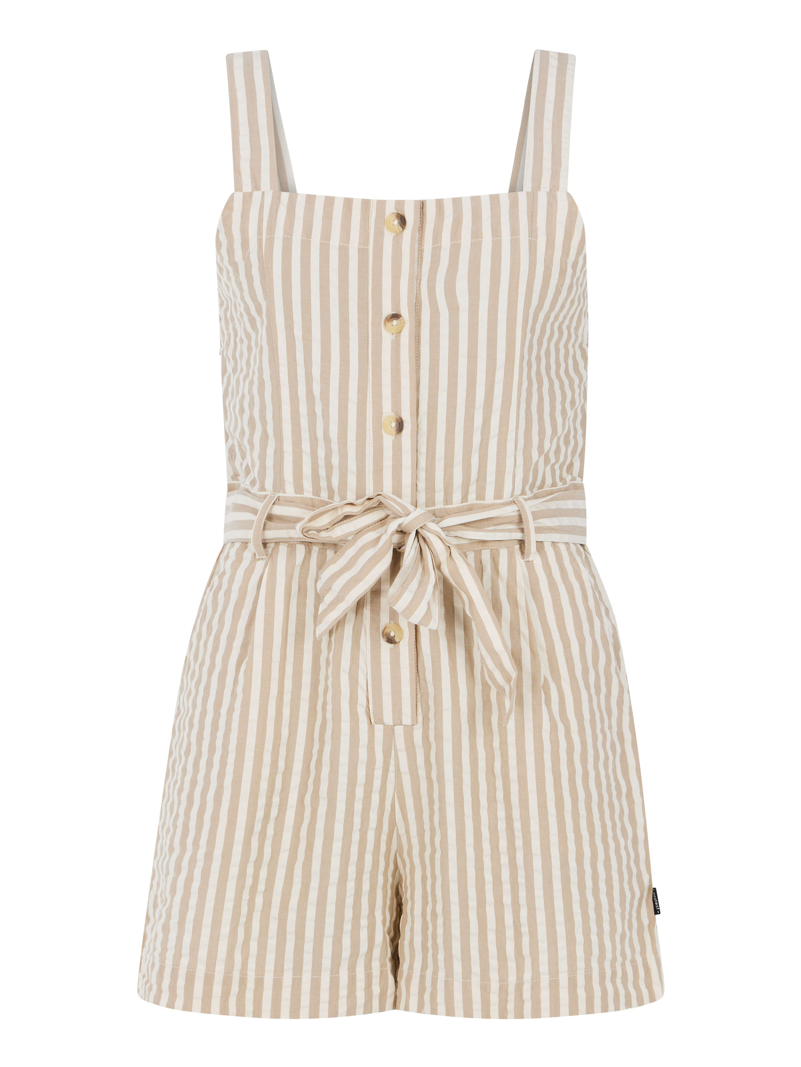 Protest Prtfelice Gestreepte Playsuit - Dames - Bruin
