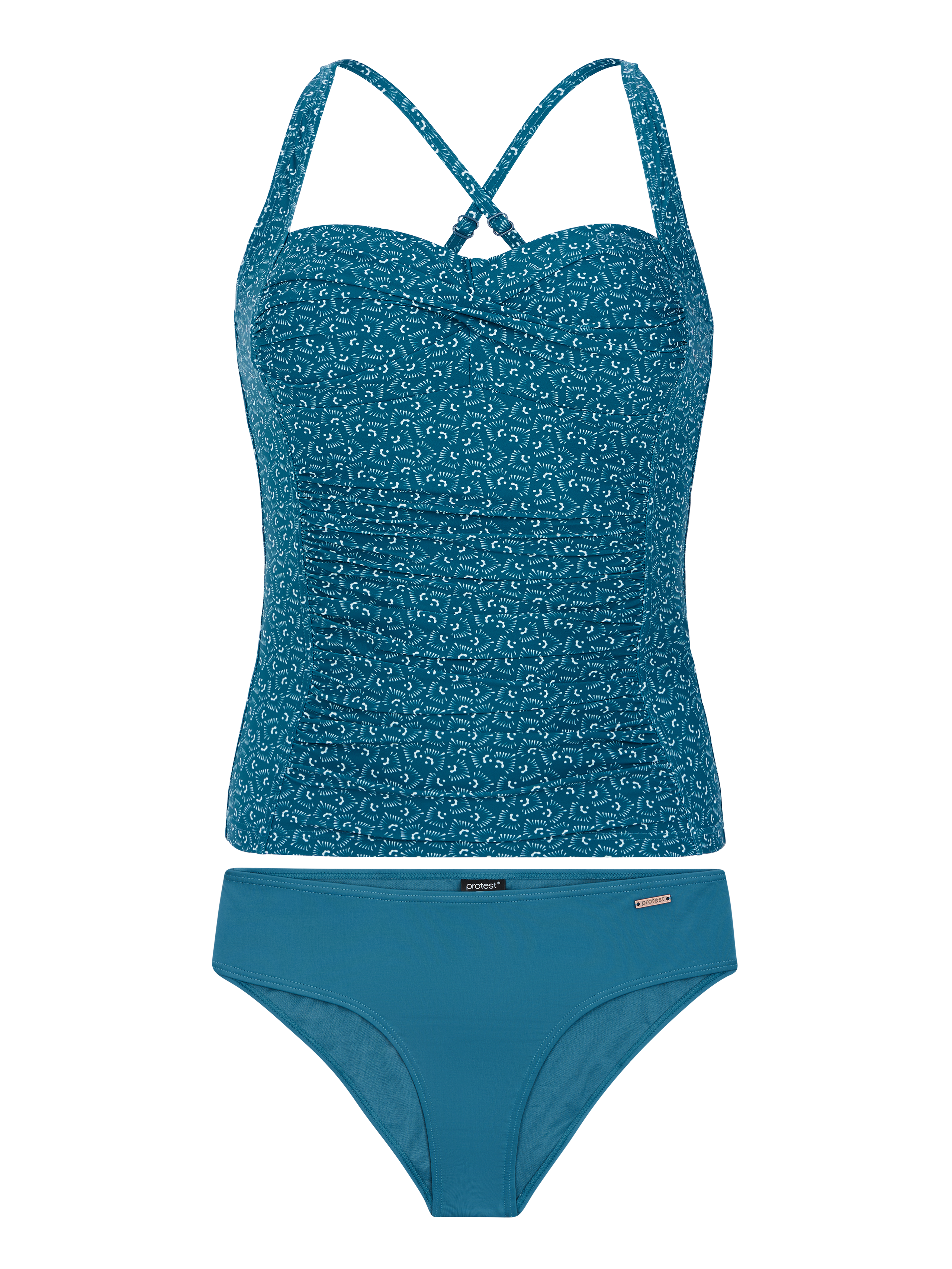 Protest Prthidaya Tankini-set - Hoher Beinausschnitt - Damen - Blau - Bademode