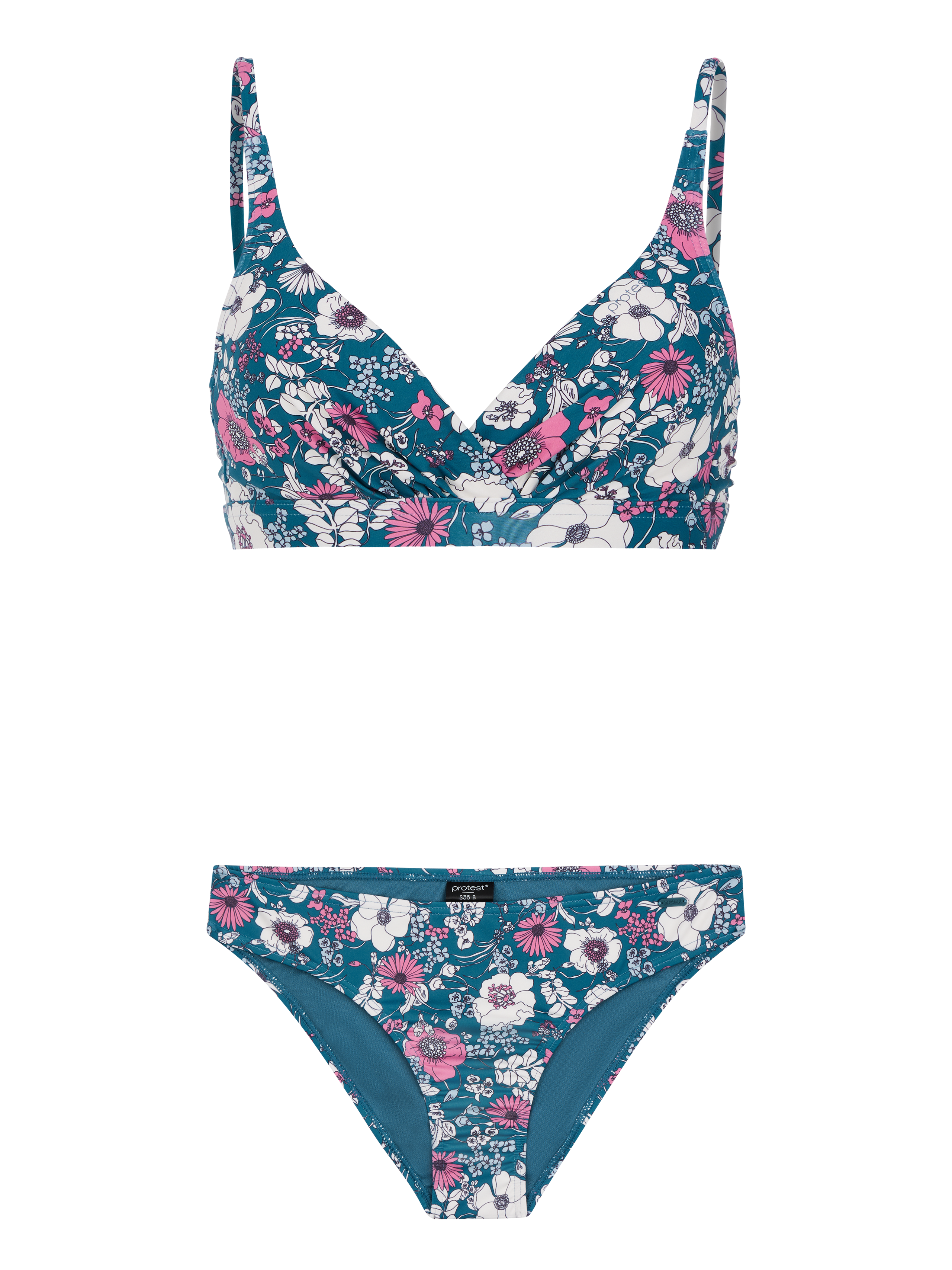 Protest Prtwise Beugel Bikini Set - Regular Fit Dames - Blauw - Badmode