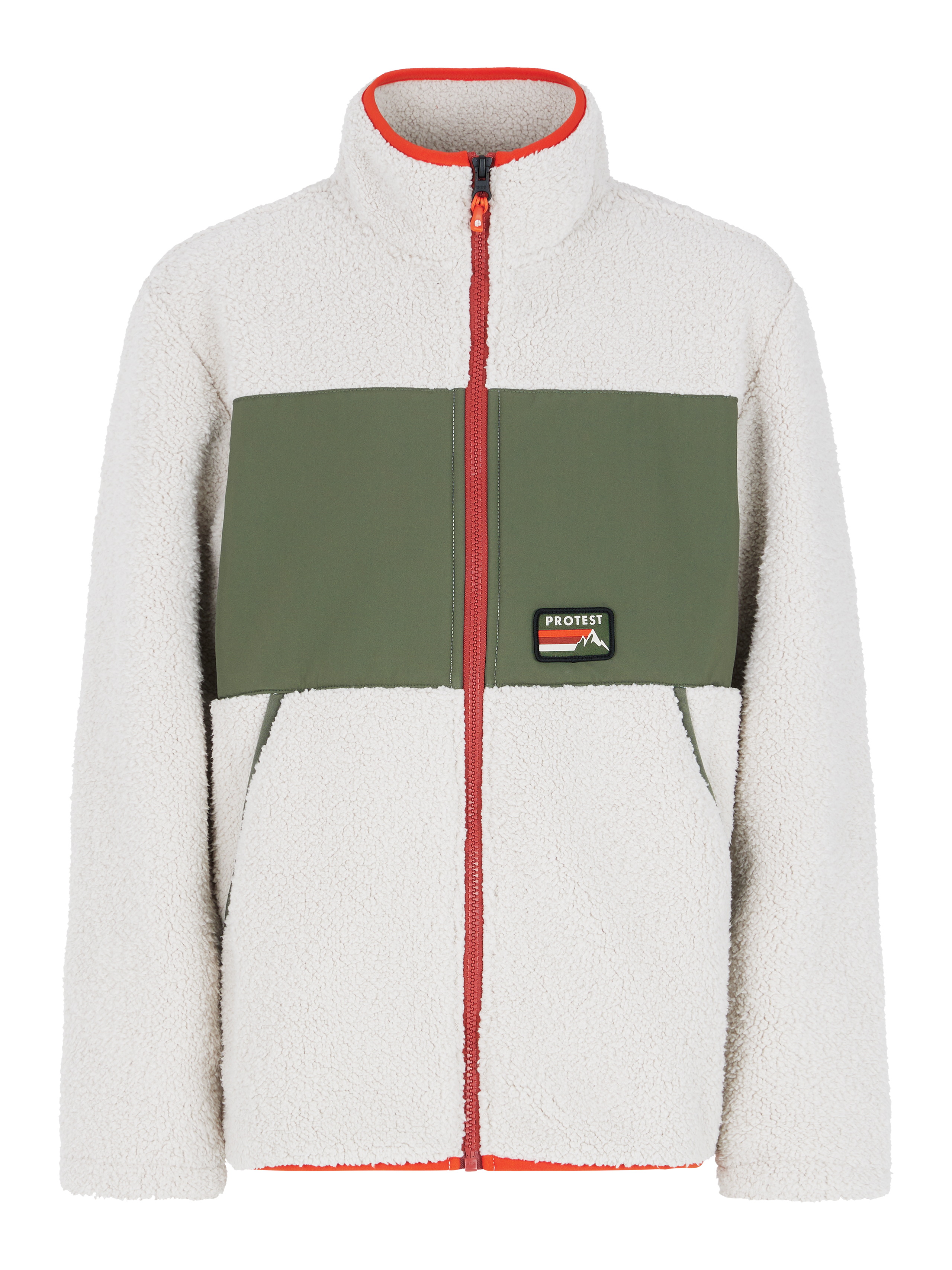Protest Prtbartis Jr Teddy Fleece Vest - Jongens - Wit