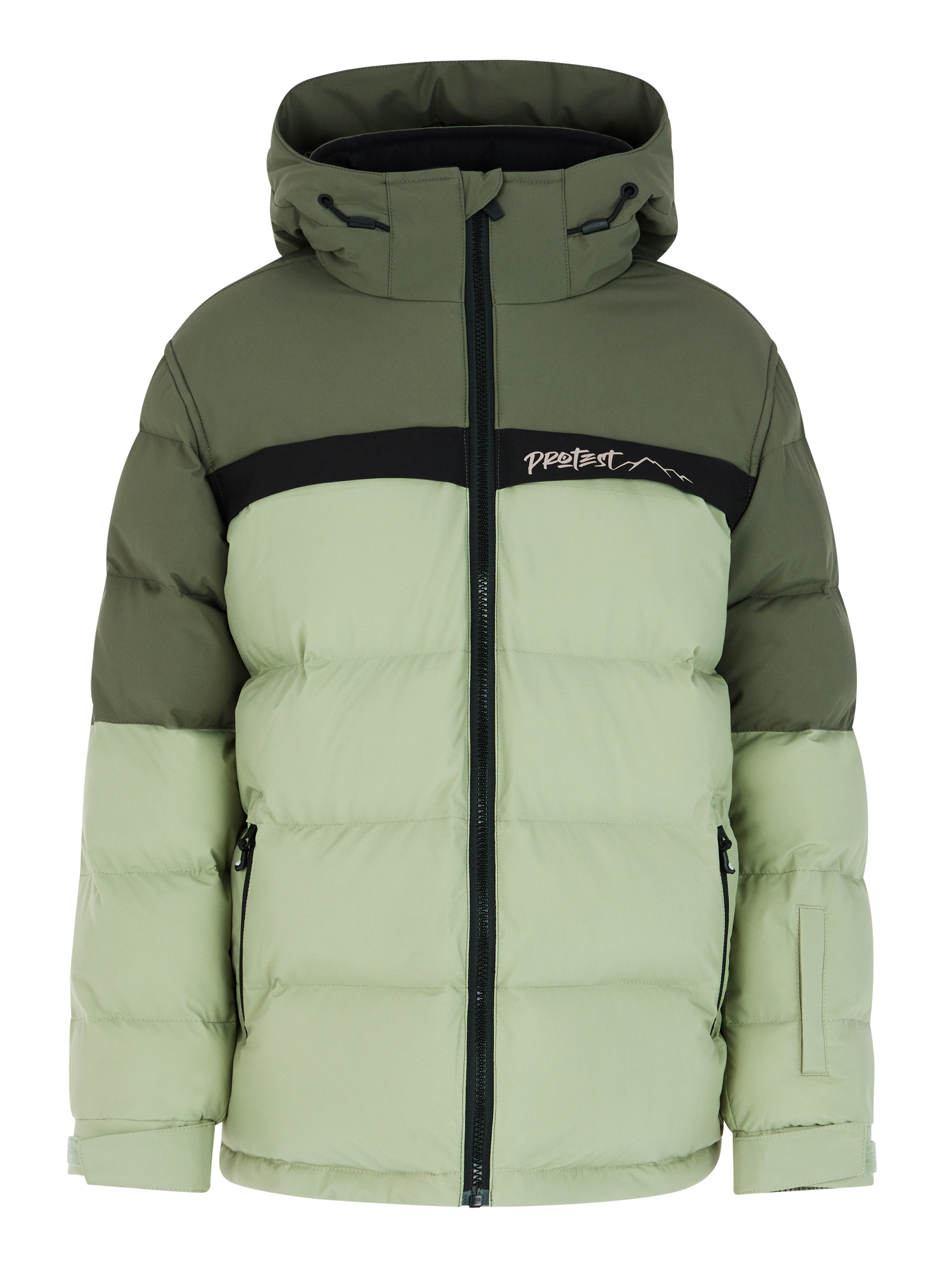 Protest Prtmack Jr Puffer Ski Jacket Boys - Green