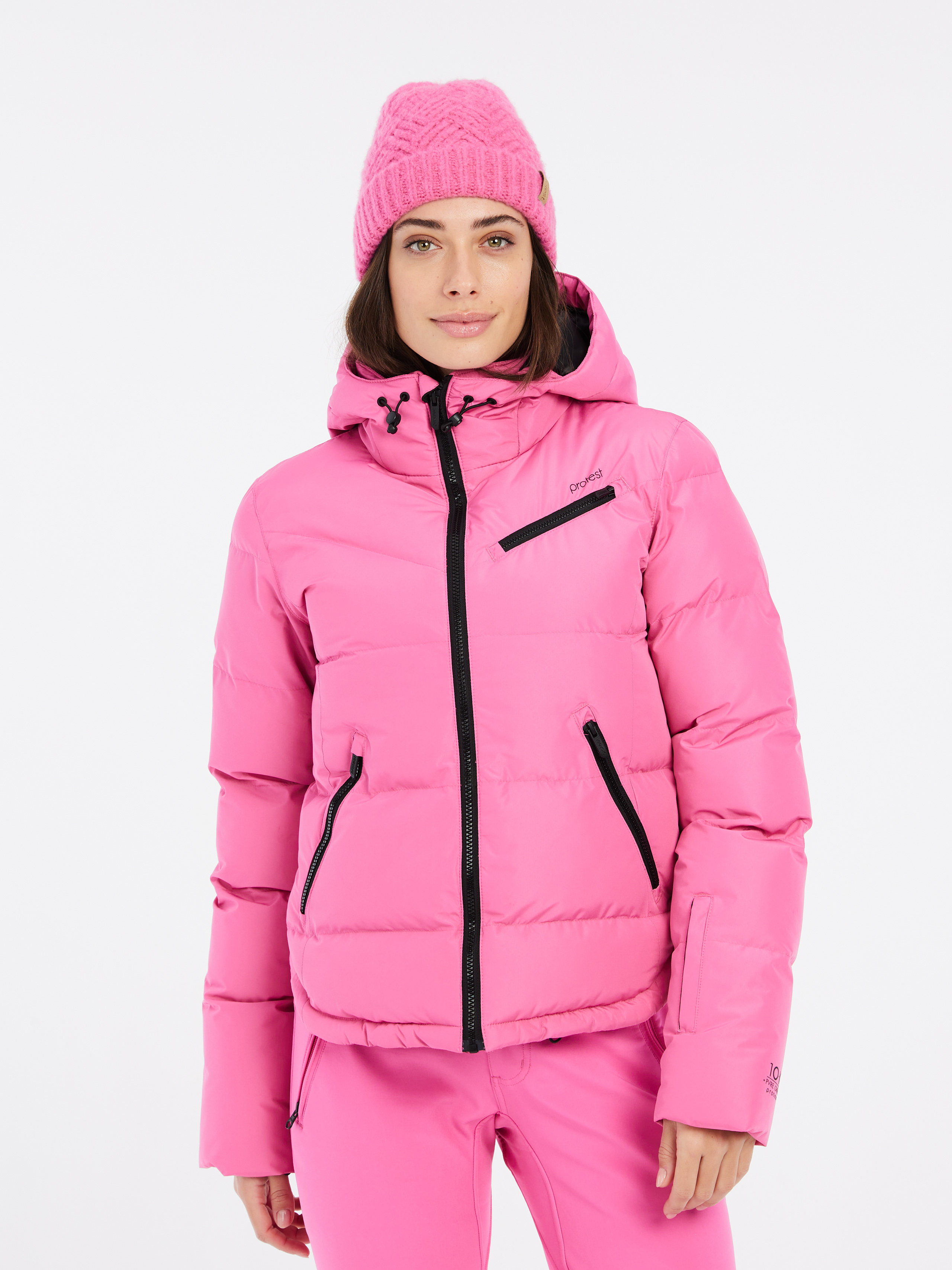 Protest Prtlucid Doudoune De Ski - Femme - Rose