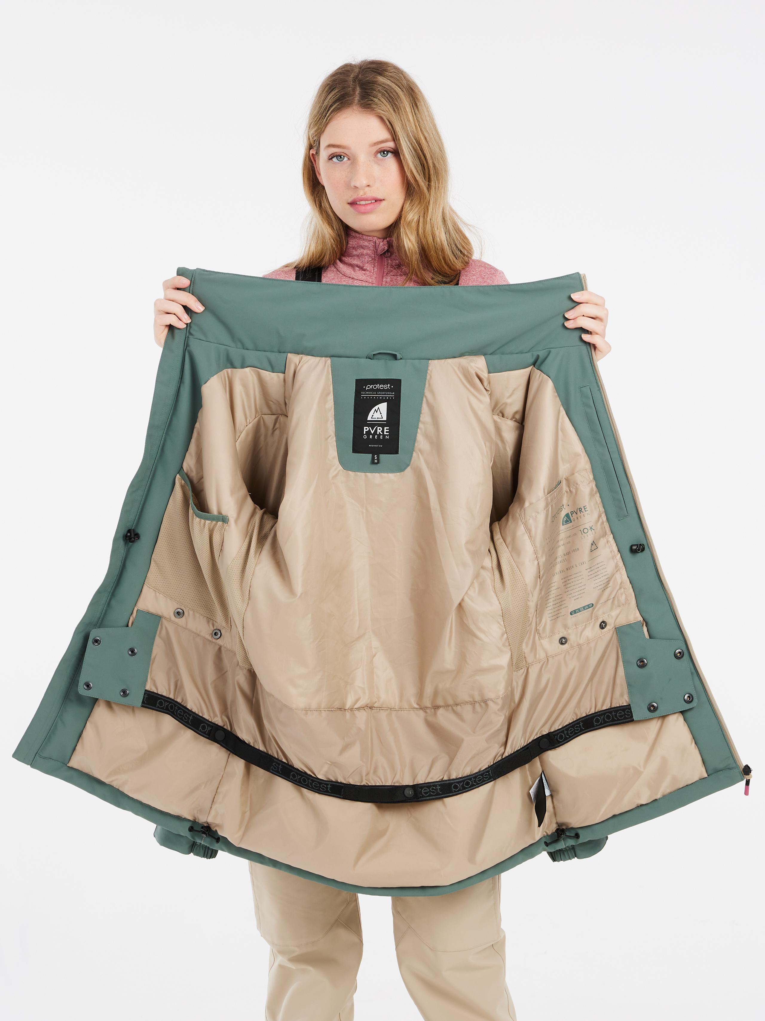 ホグロフス エレイション GTX パーカ Women スキージャケット Haglofs Women's Latnja GTX Insulated Ski Jacket - Powder7