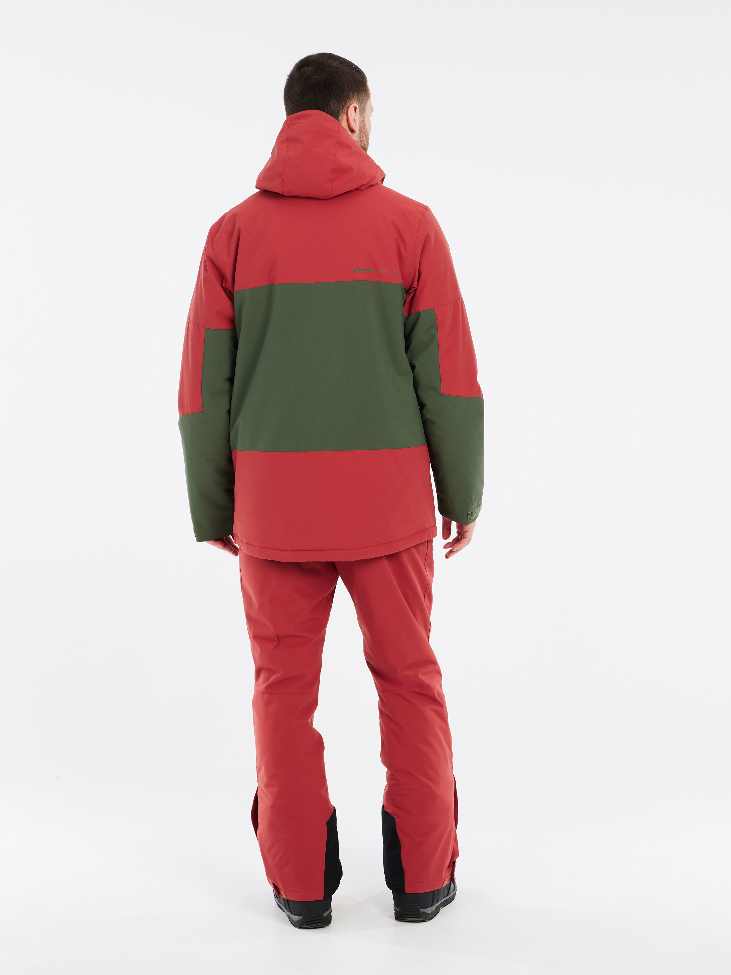 26 red USA スケボー　フード　ジャケット Jackets Man 662C US Mid Red Pomegranate