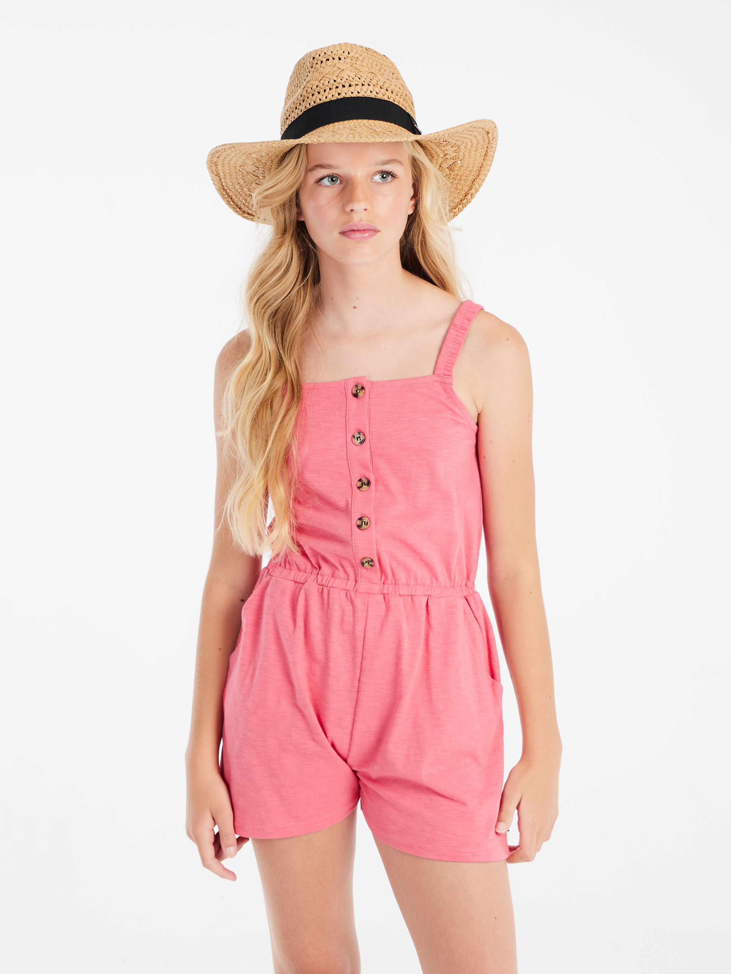 Protest Prtsimba Jr Playsuit Girls - Pink