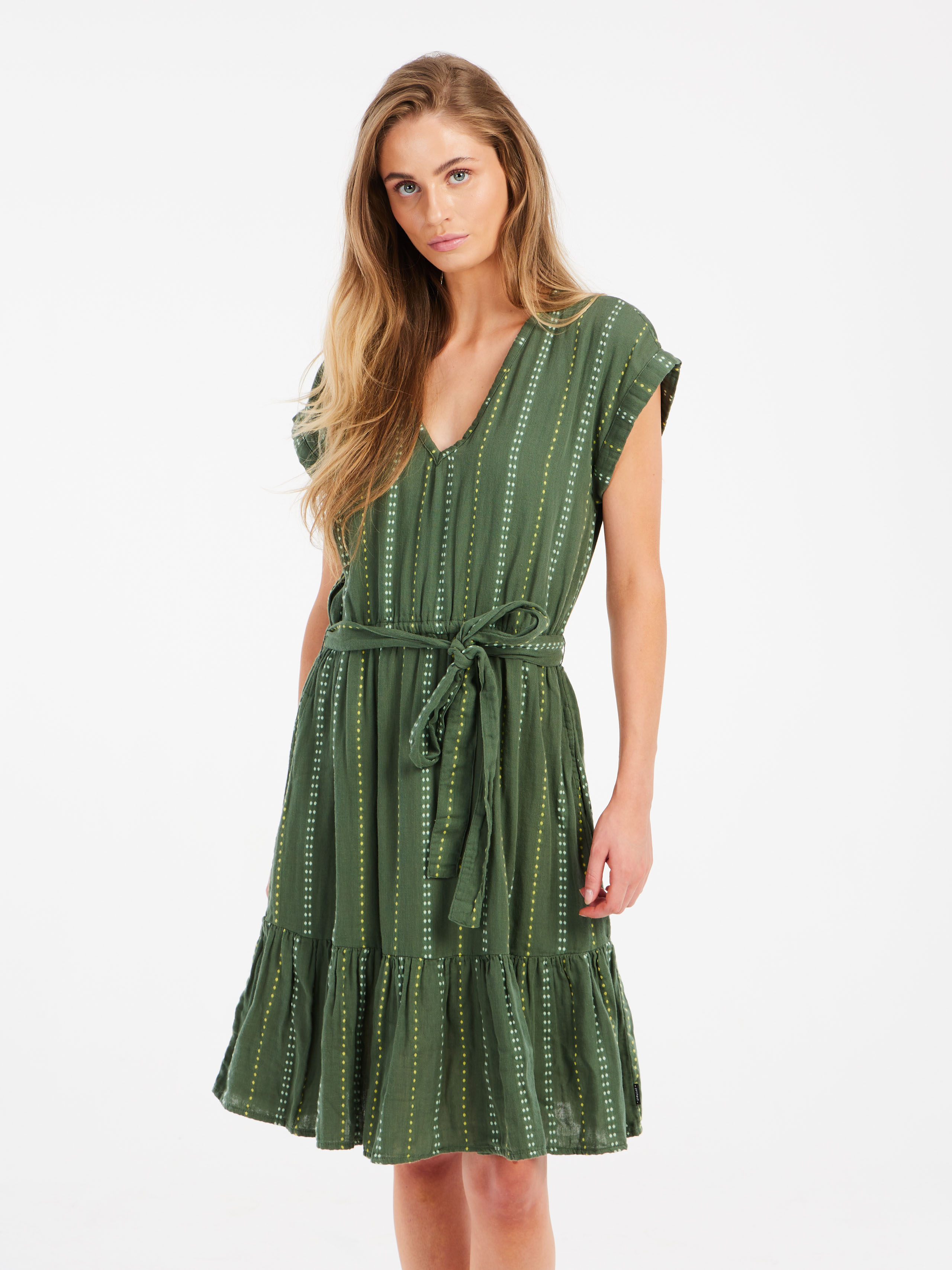 Protest Prtwaiki Jurk - Dames - Groen