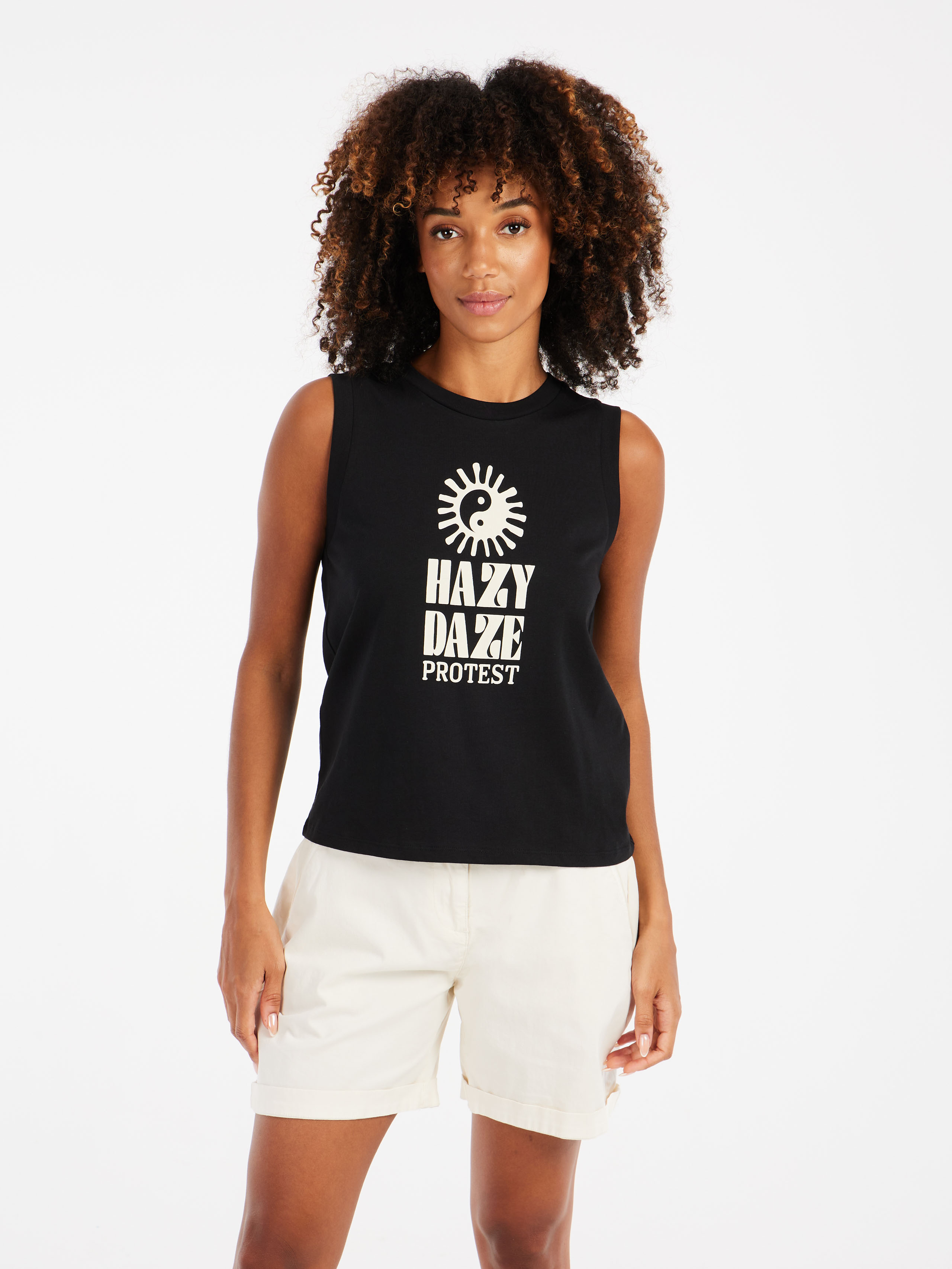 Protest Prtmalang Singlet Dames - Zwart