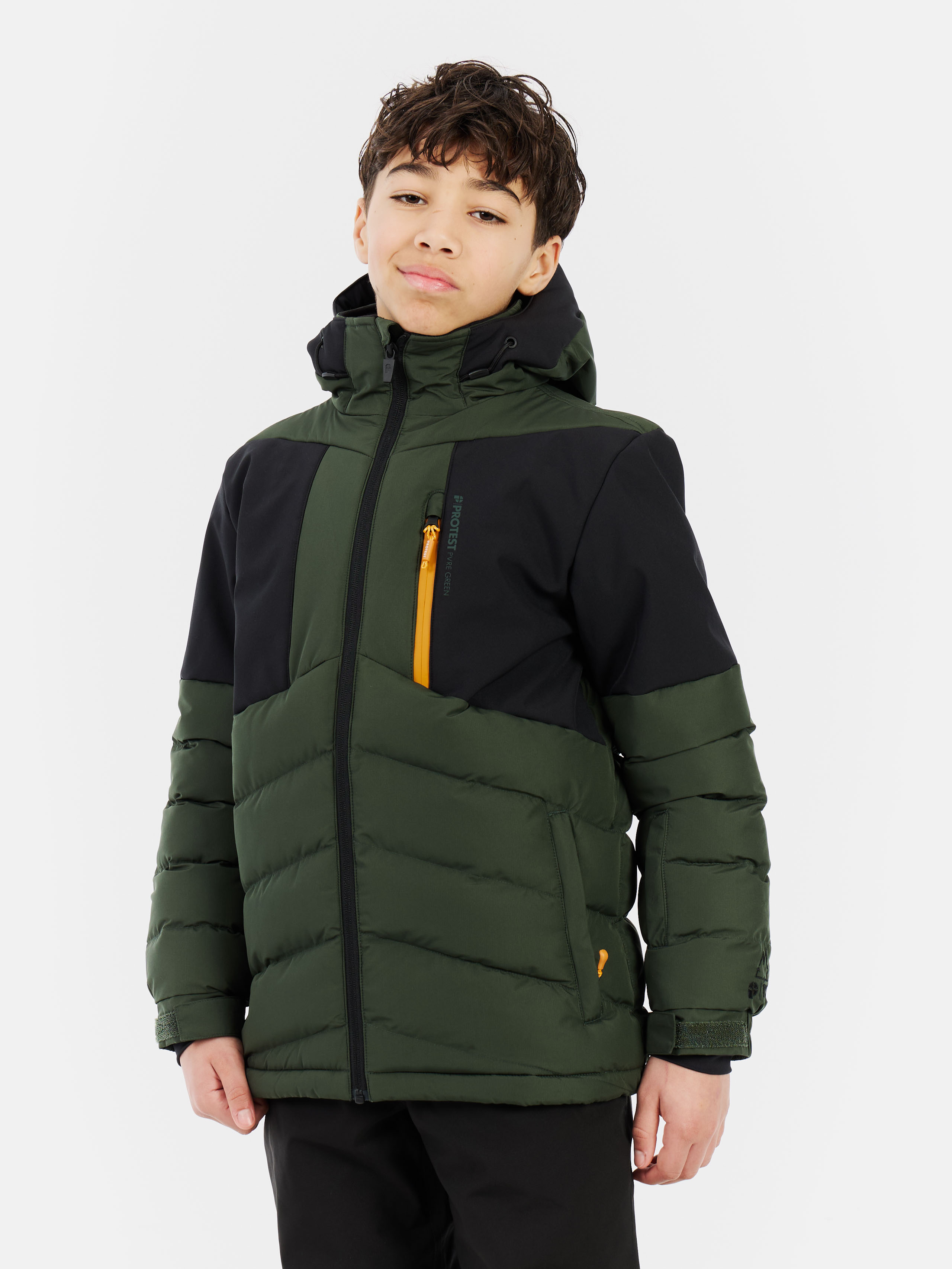 Protest Prtbrucer Jr Puffer Ski-jas Boys - Green