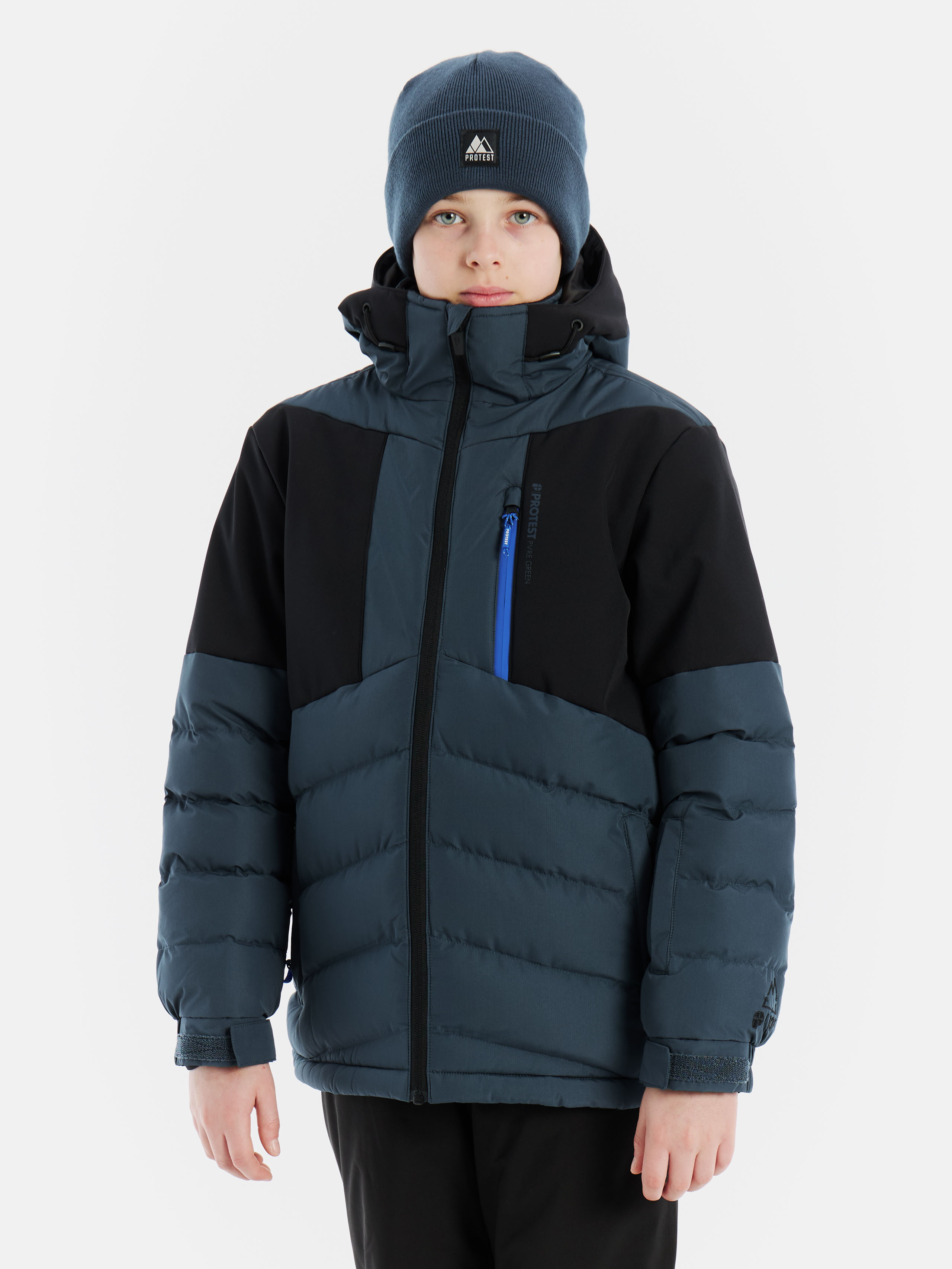 Protest Prtbrucer Jr Puffer Ski-jas Boys - Blue