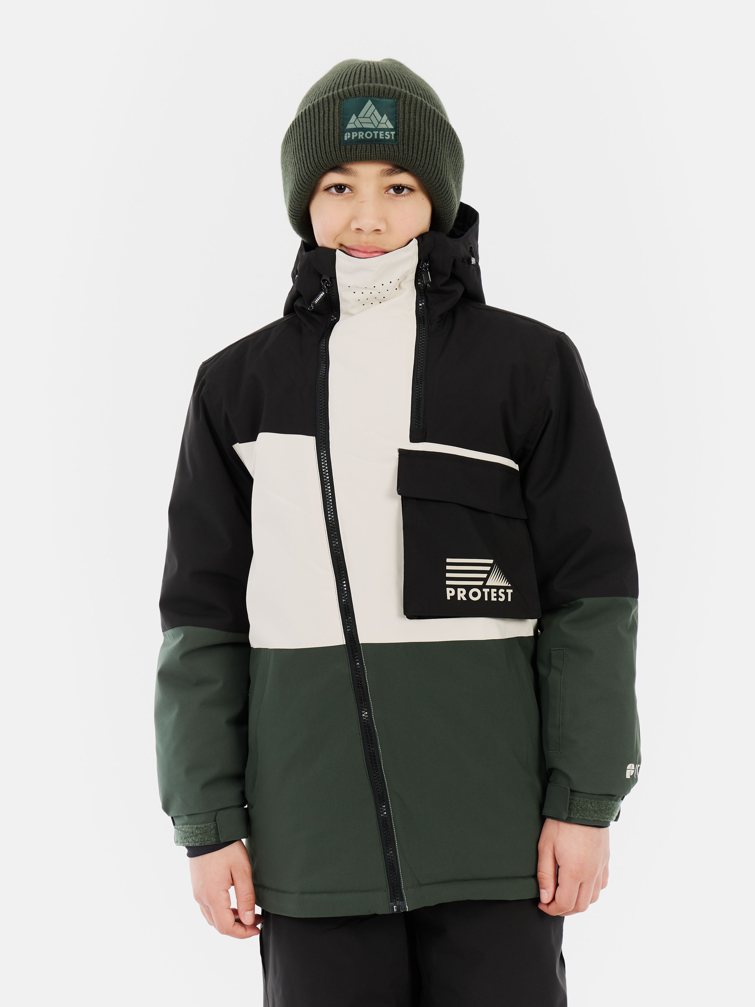 Protest Prttrax Jr Ski-jas Boys - Green