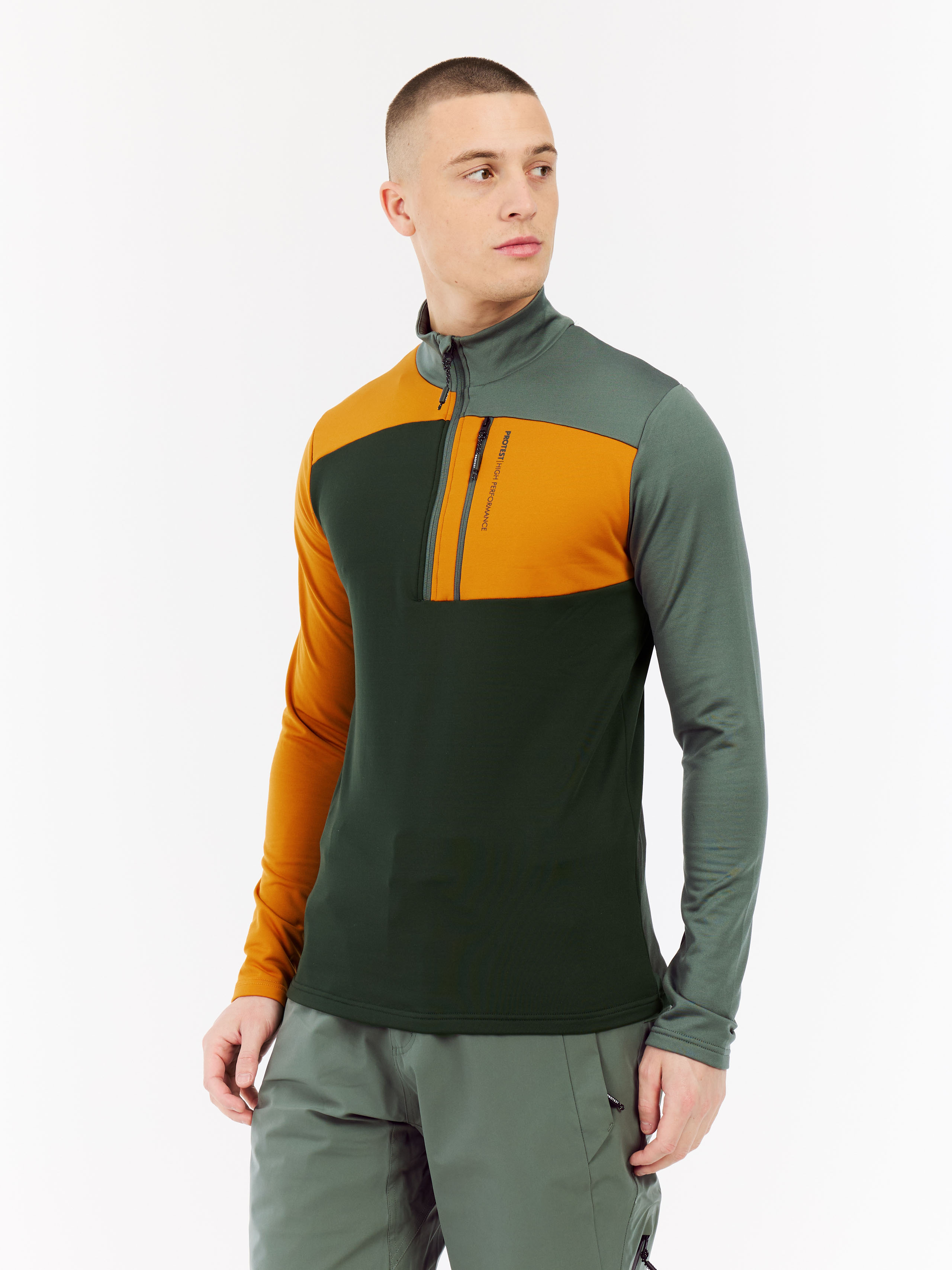 Protest Prtdraw Skipullover - Herren - Grün
