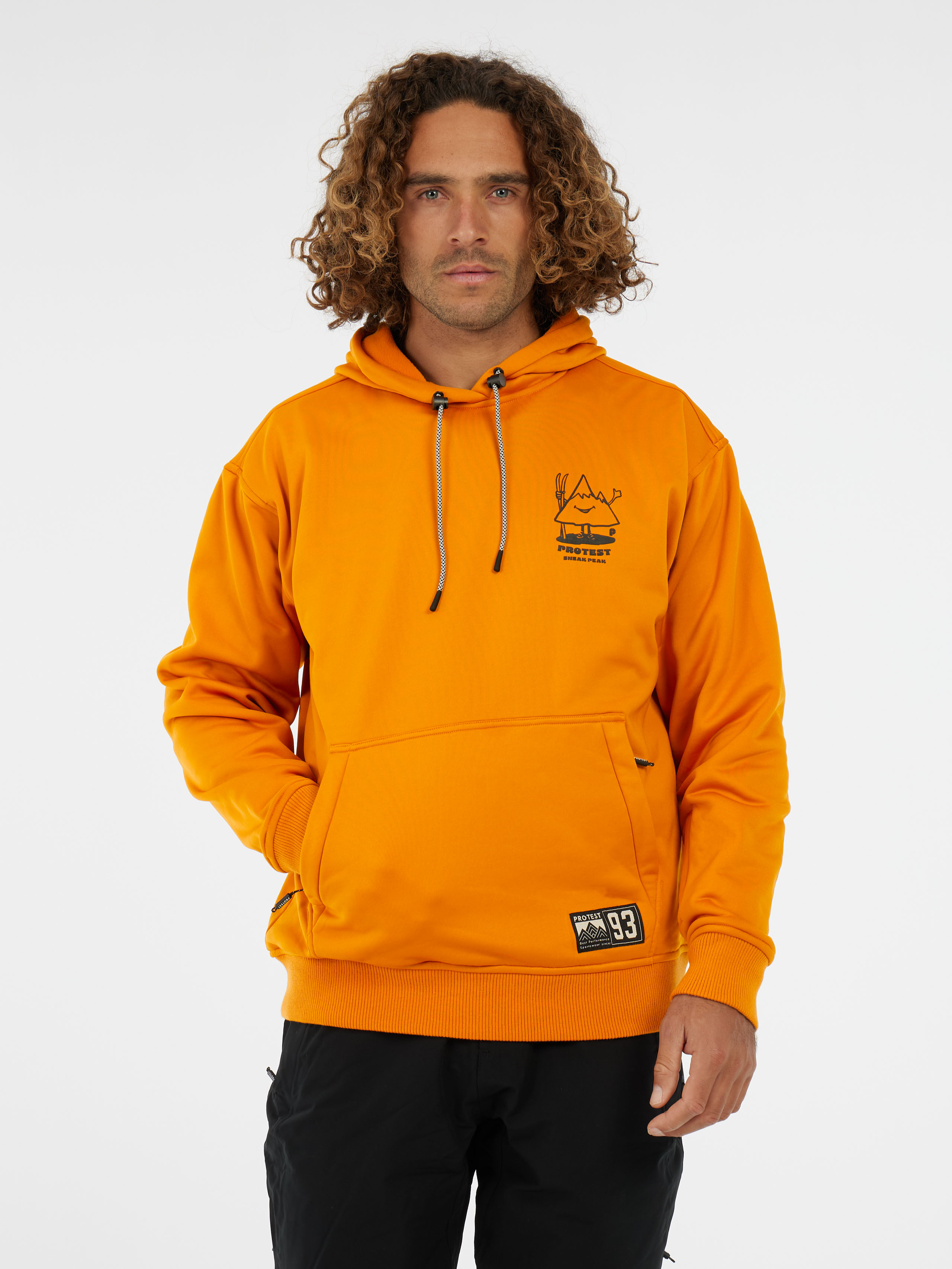 Protest Prtivo Outdoor Hoodie Heren - Geel