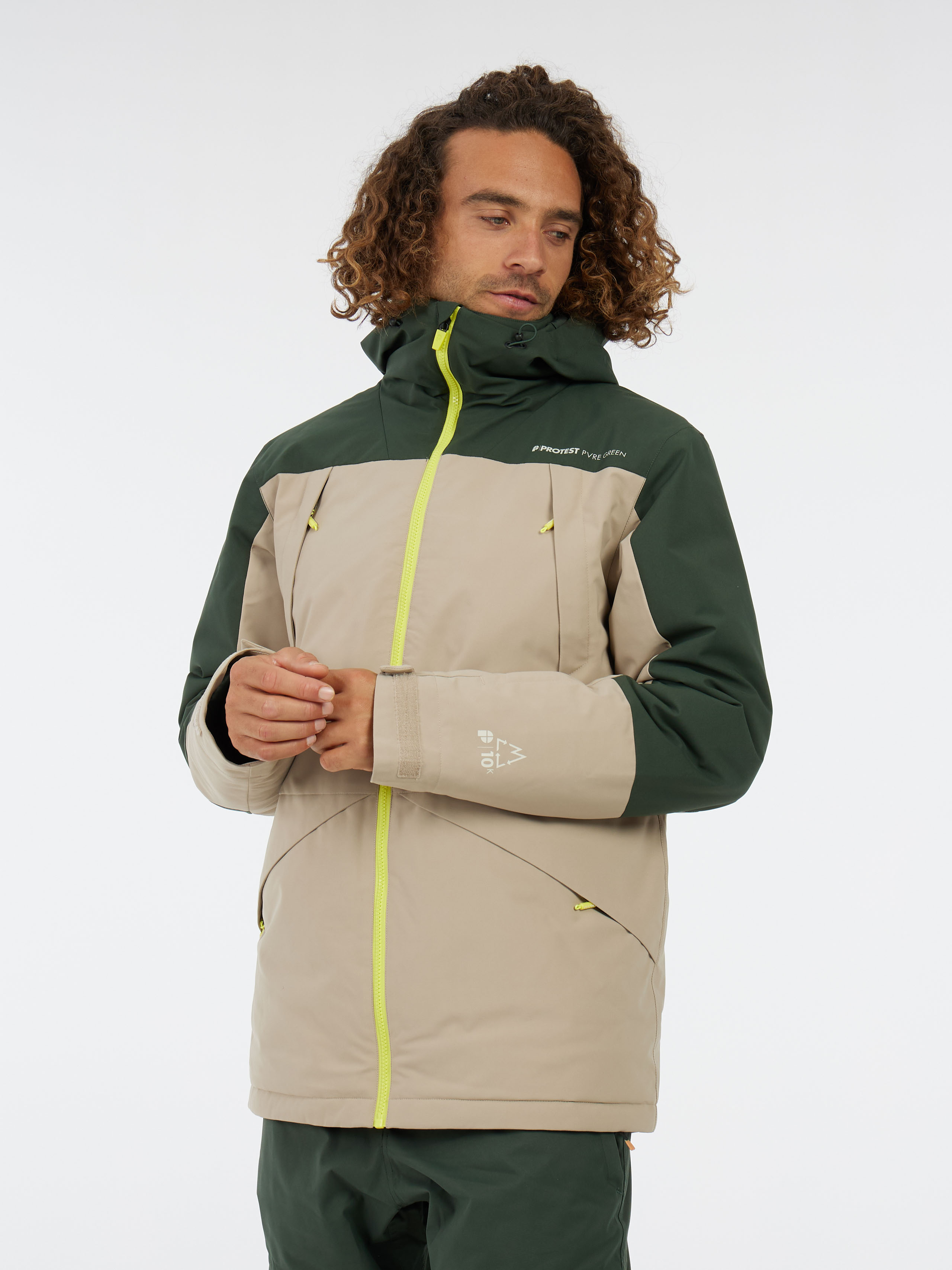 Protest Prtdunton Ski-jas Men - Green