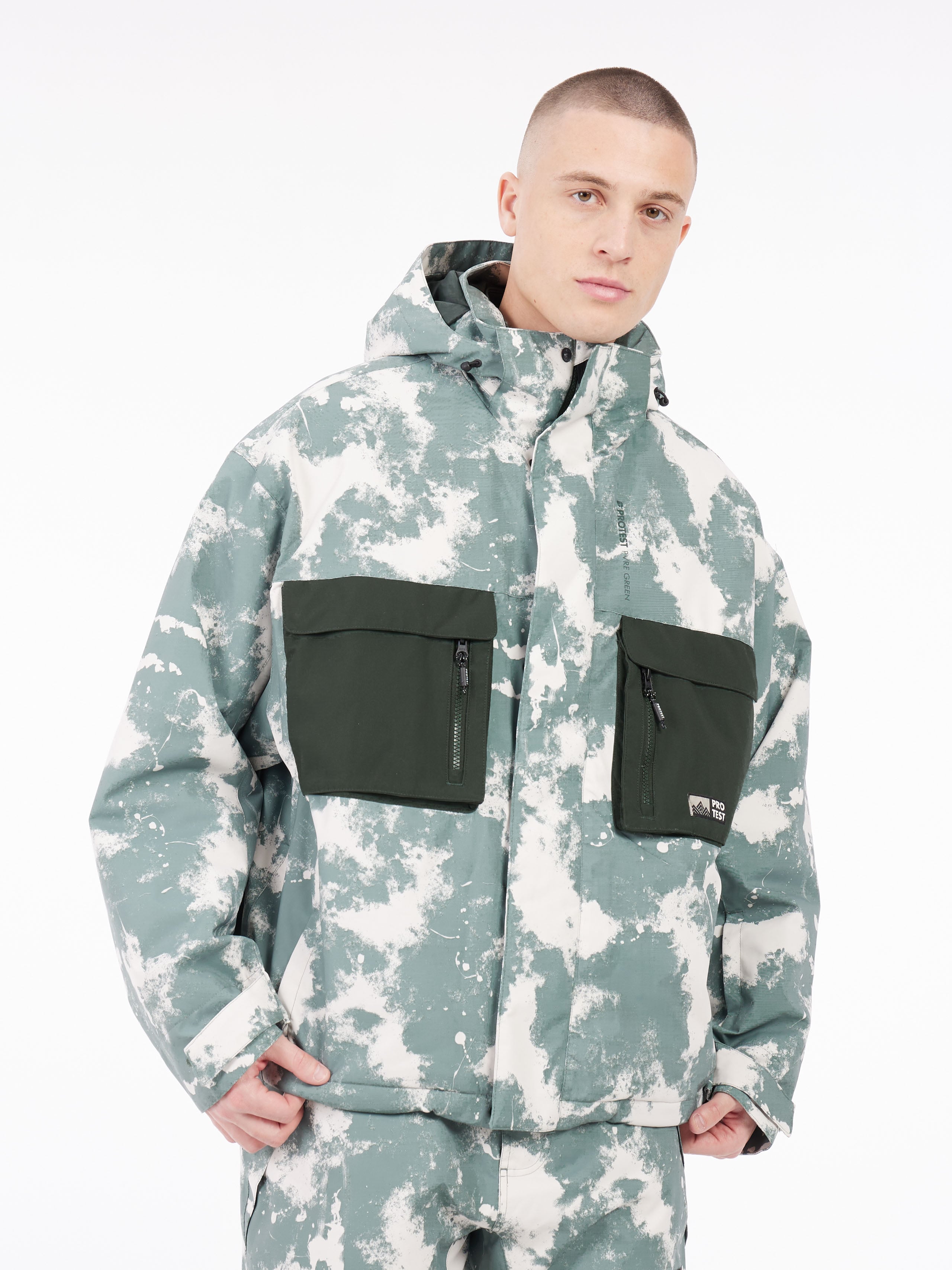 Protest Prtpyro Ski-jas Men - Green