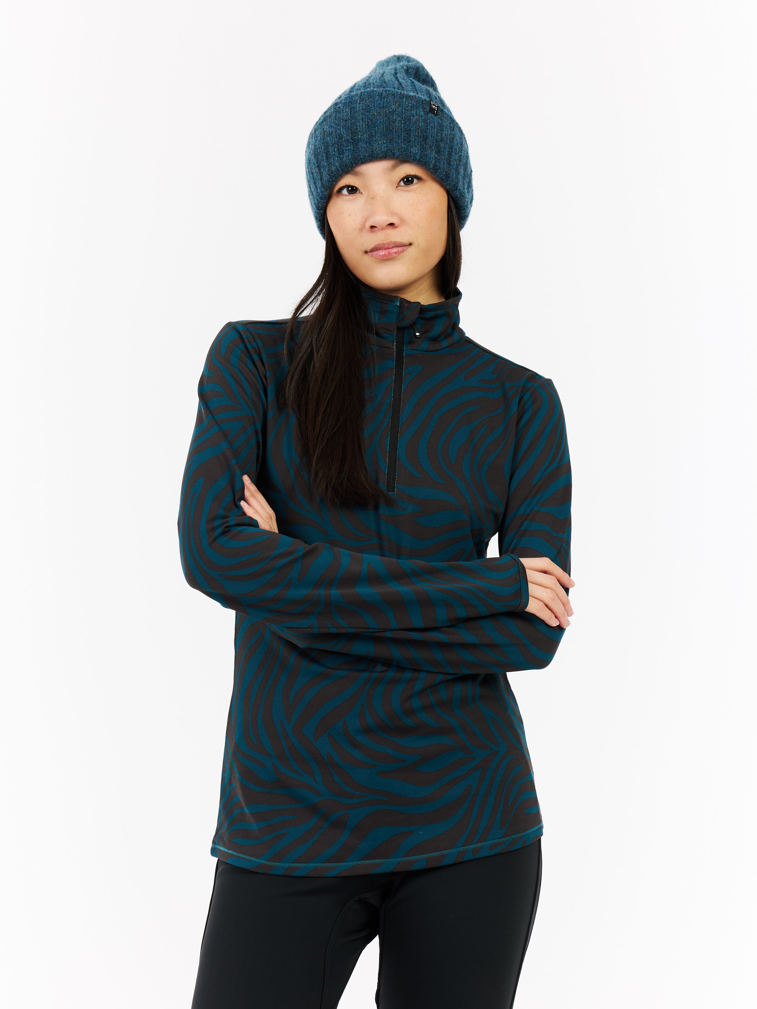Protest Prtesher Zebra-skipullover - Damen - Blau
