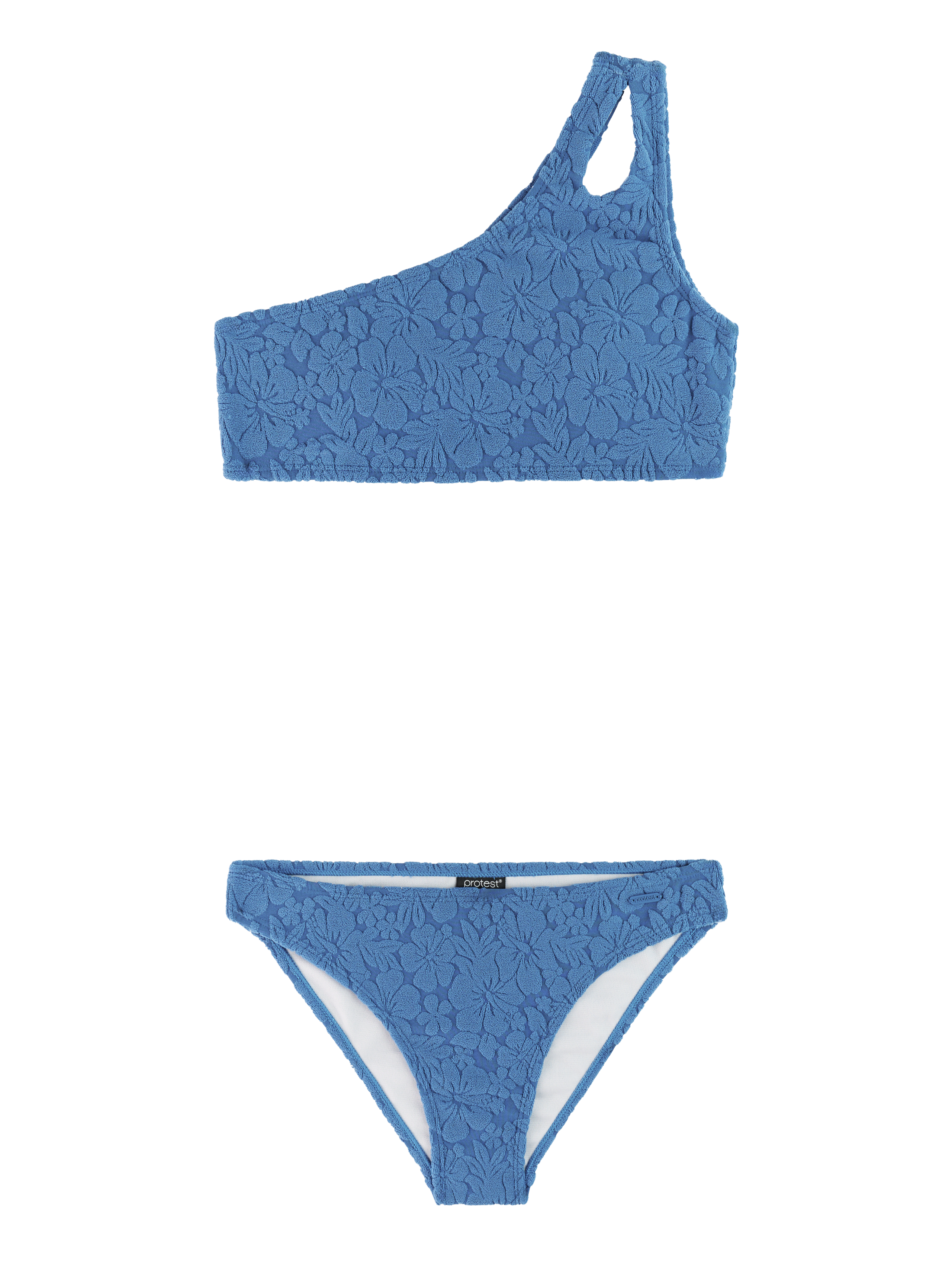 Protest Prtcita Jr One Shoulder Bikini Set - Regular Fit Meisjes - Blauw - Badmode