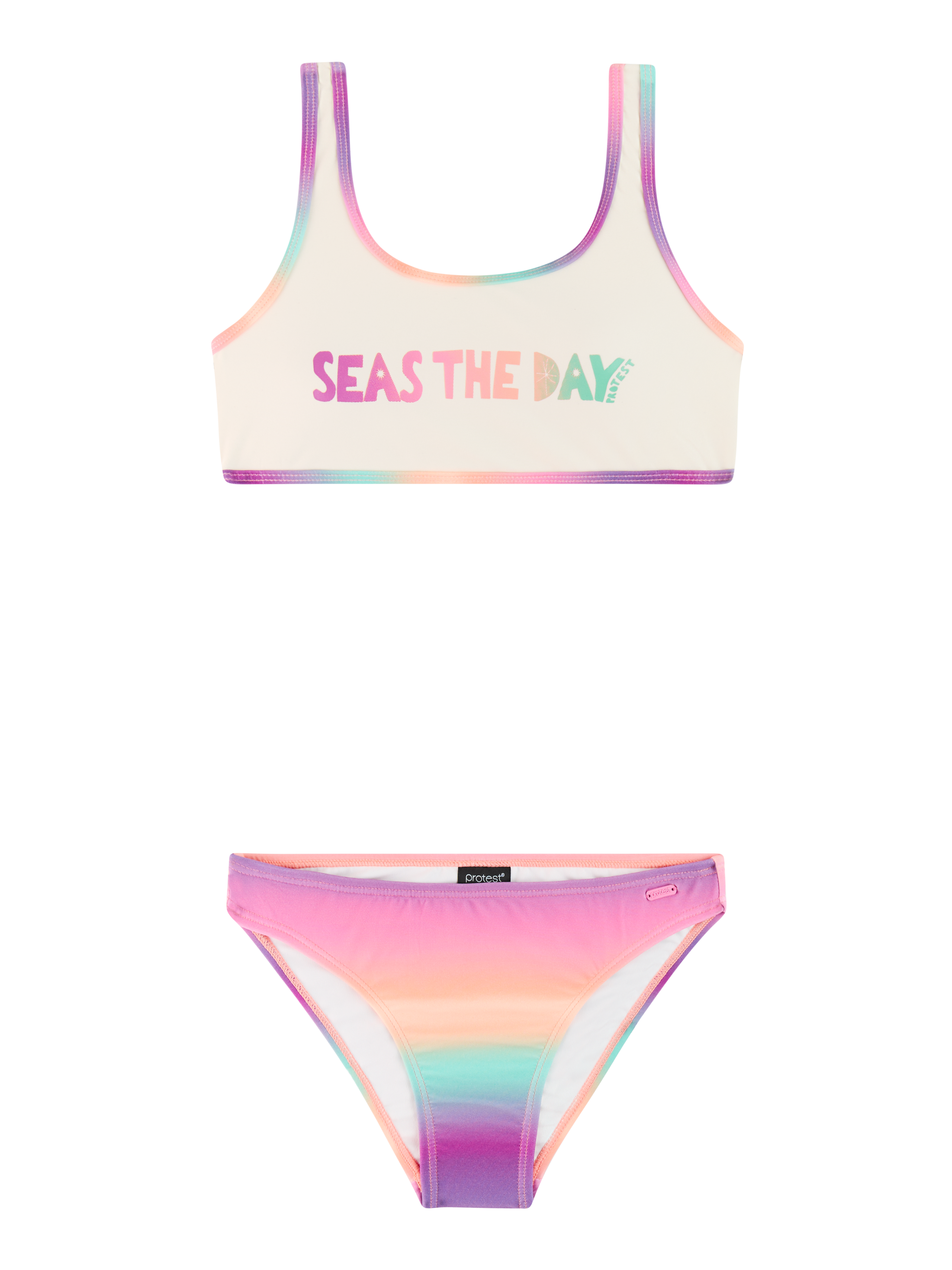 Protest Prtaline Jr Bralette-bikini-set - Normale Passform - Mädchen - Orange - Bademode