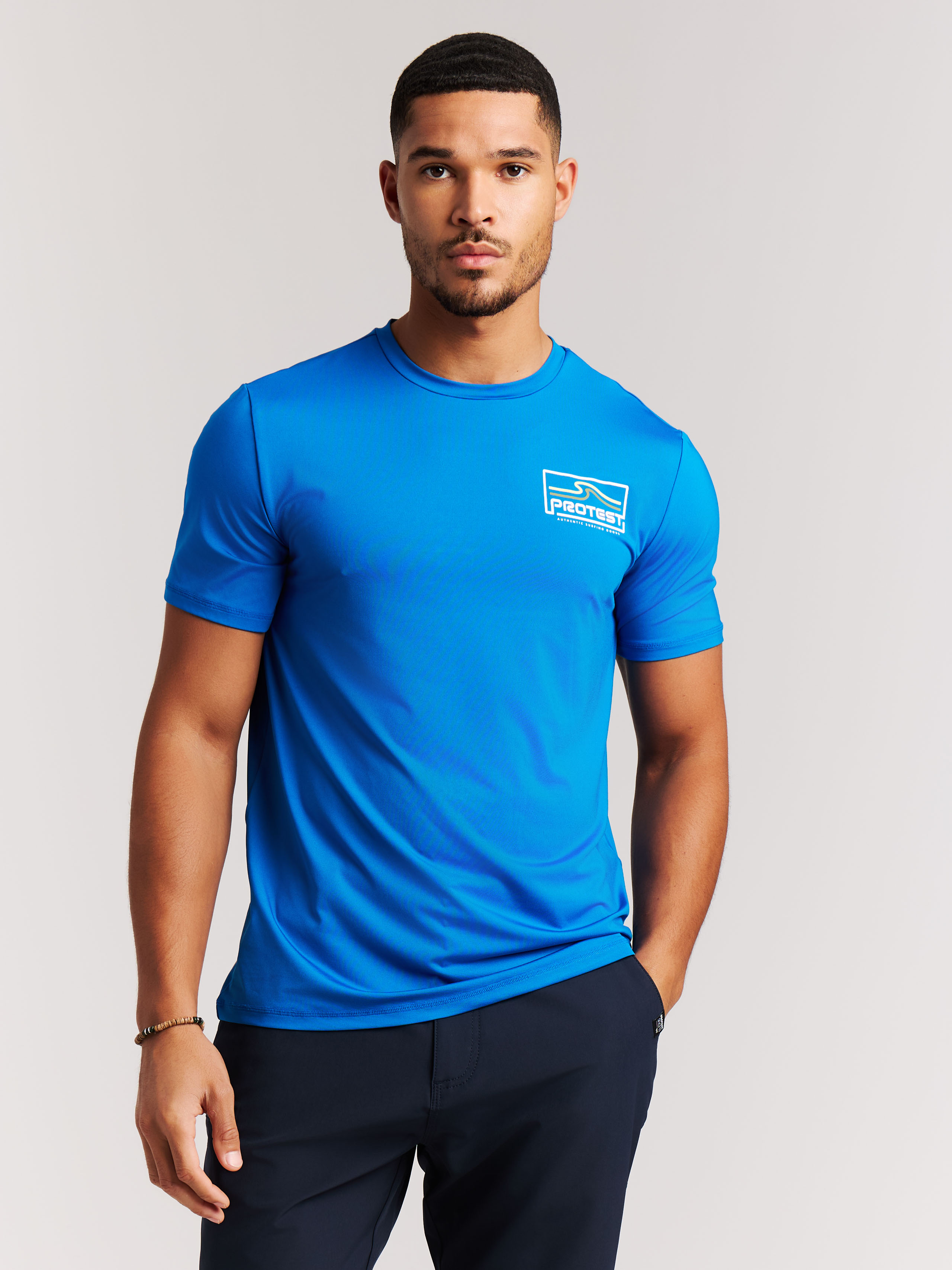 Protest Prtdonald Surf Shirt Heren - Blauw - Badmode