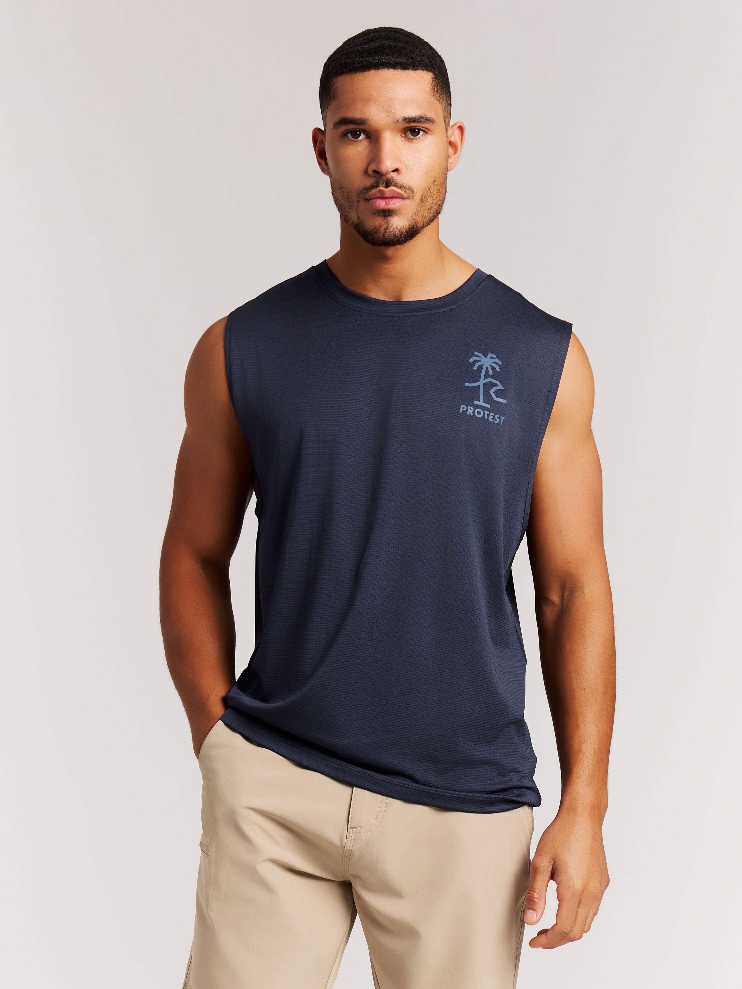 Protest Prtcanwood Surf Shirt - Heren - Blauw - Zwemkleding