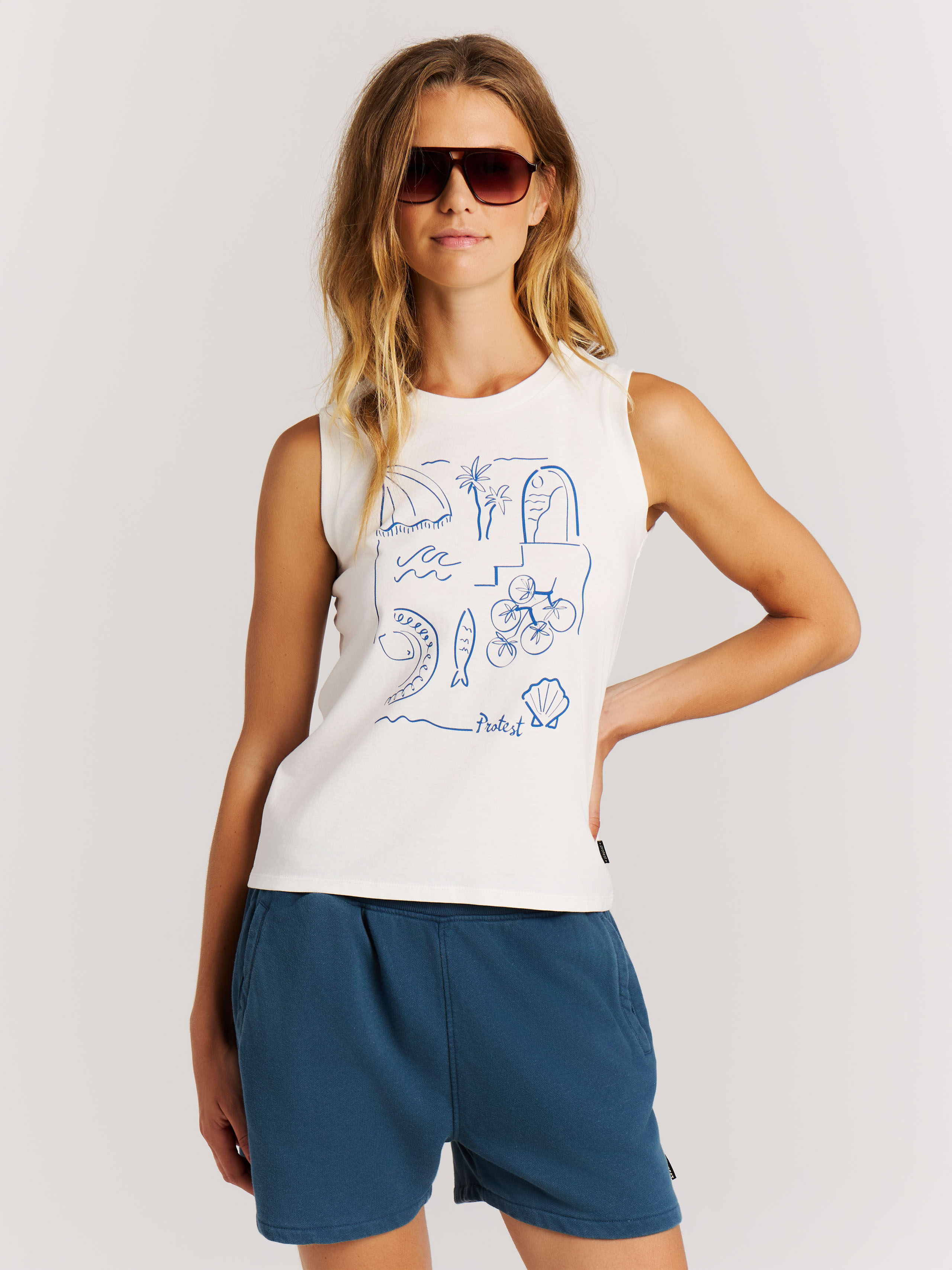 Protest Prtanother Singlet - Dames - Wit