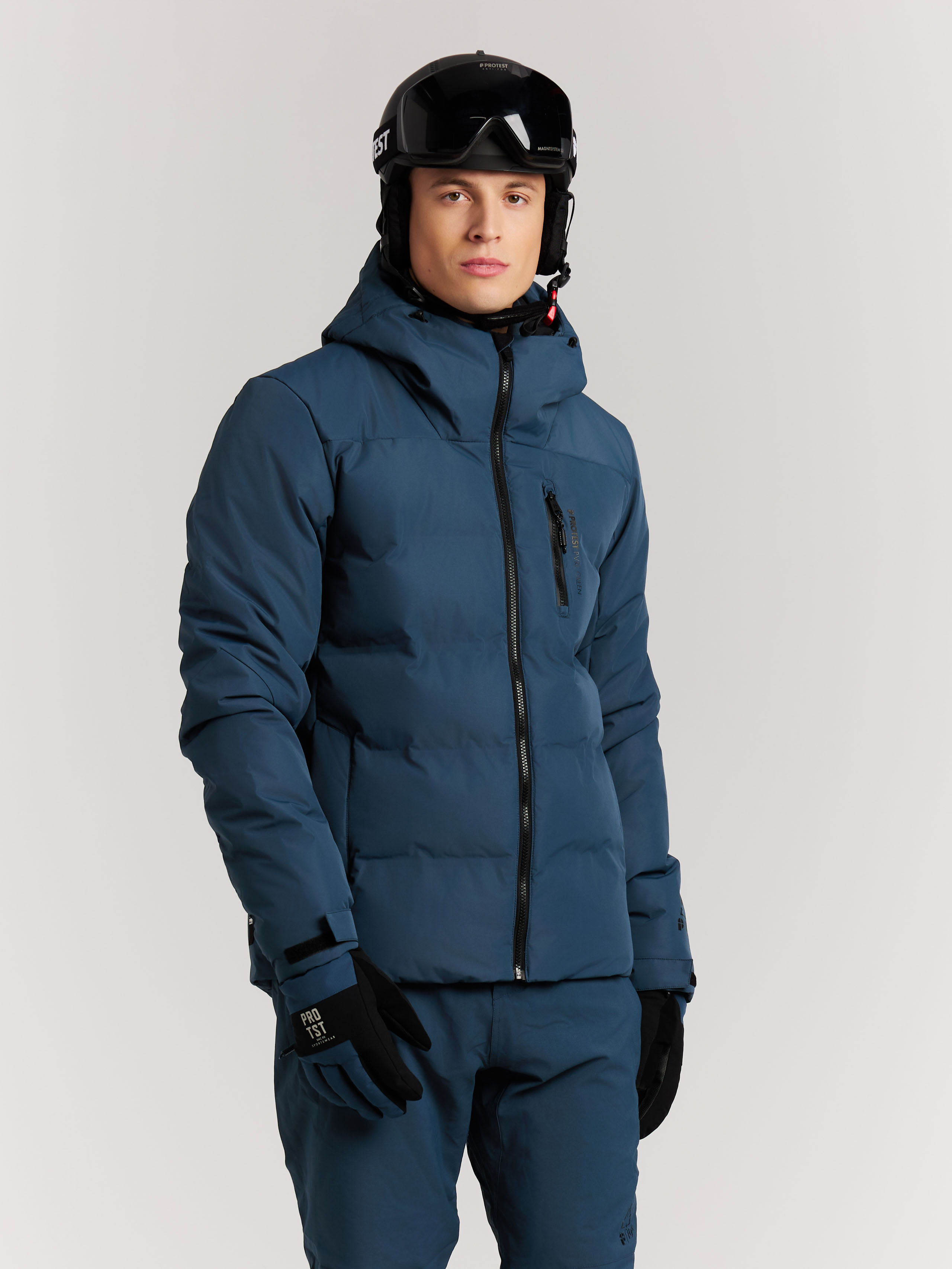Protest Prtsuperior Puffer Ski Jacket Men - Blue