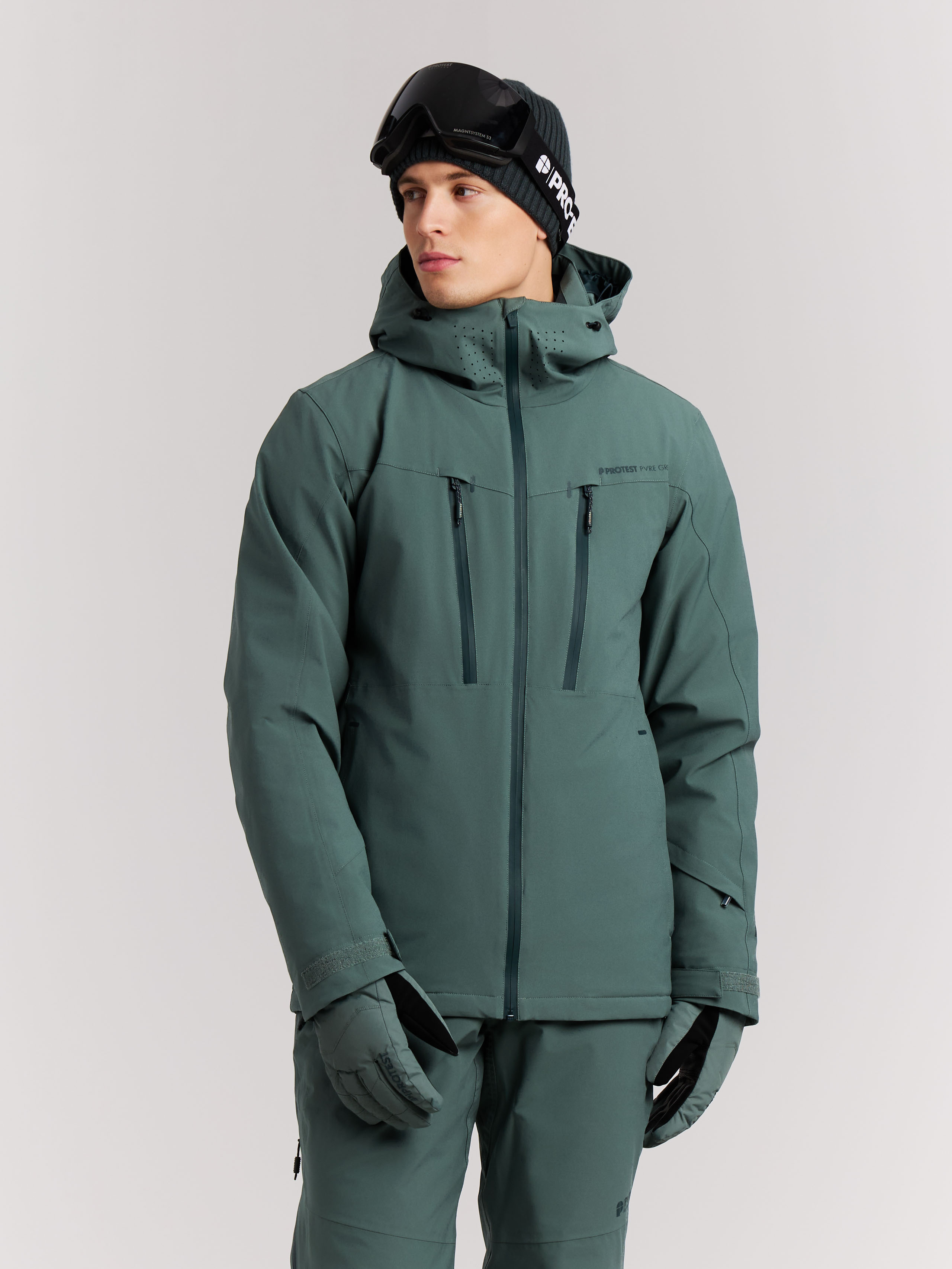 Protest Prttimothy Ski Jacket Men - Green