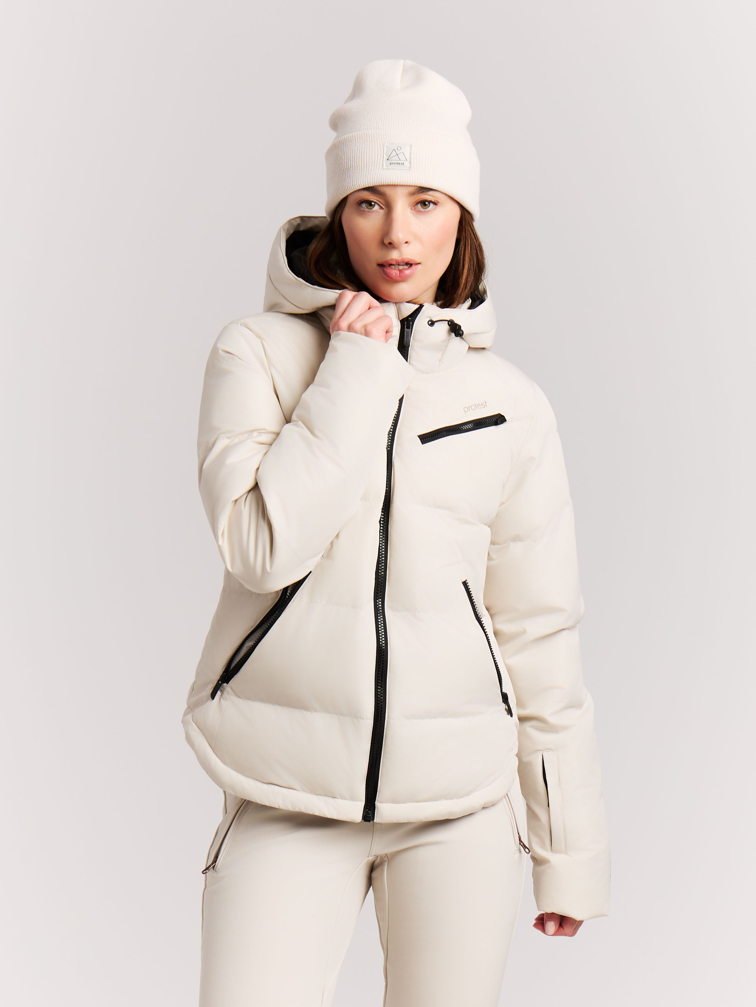 Protest Prtlucid Puffer Ski-jas wintersport Dames - Wit