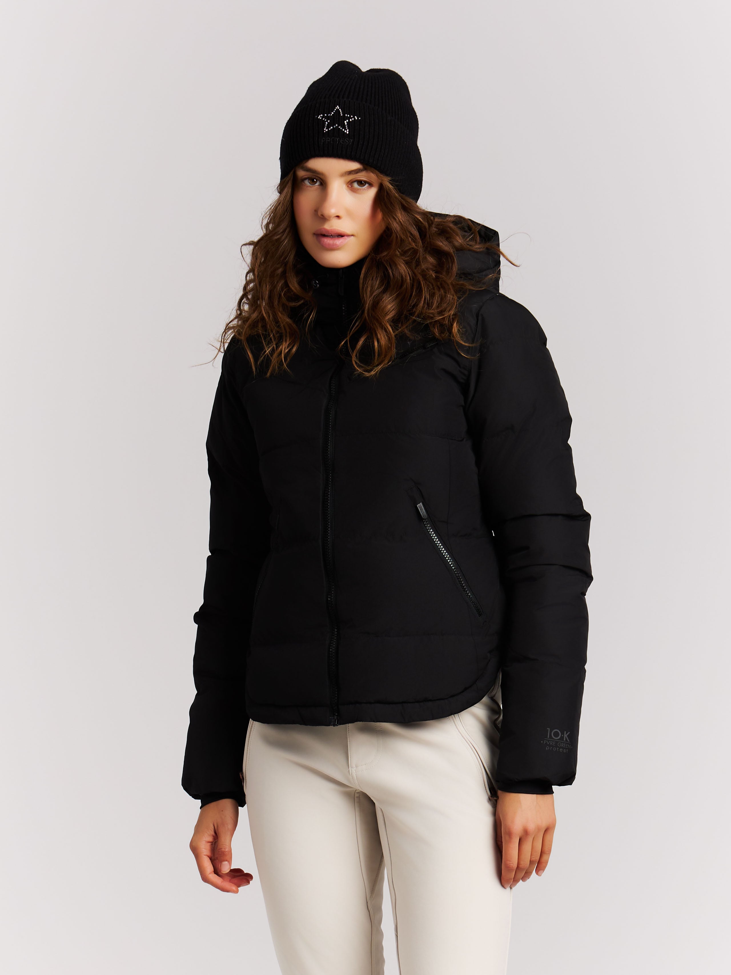 Protest Prtlucid Puffer Ski-jas wintersport - Dames - Zwart