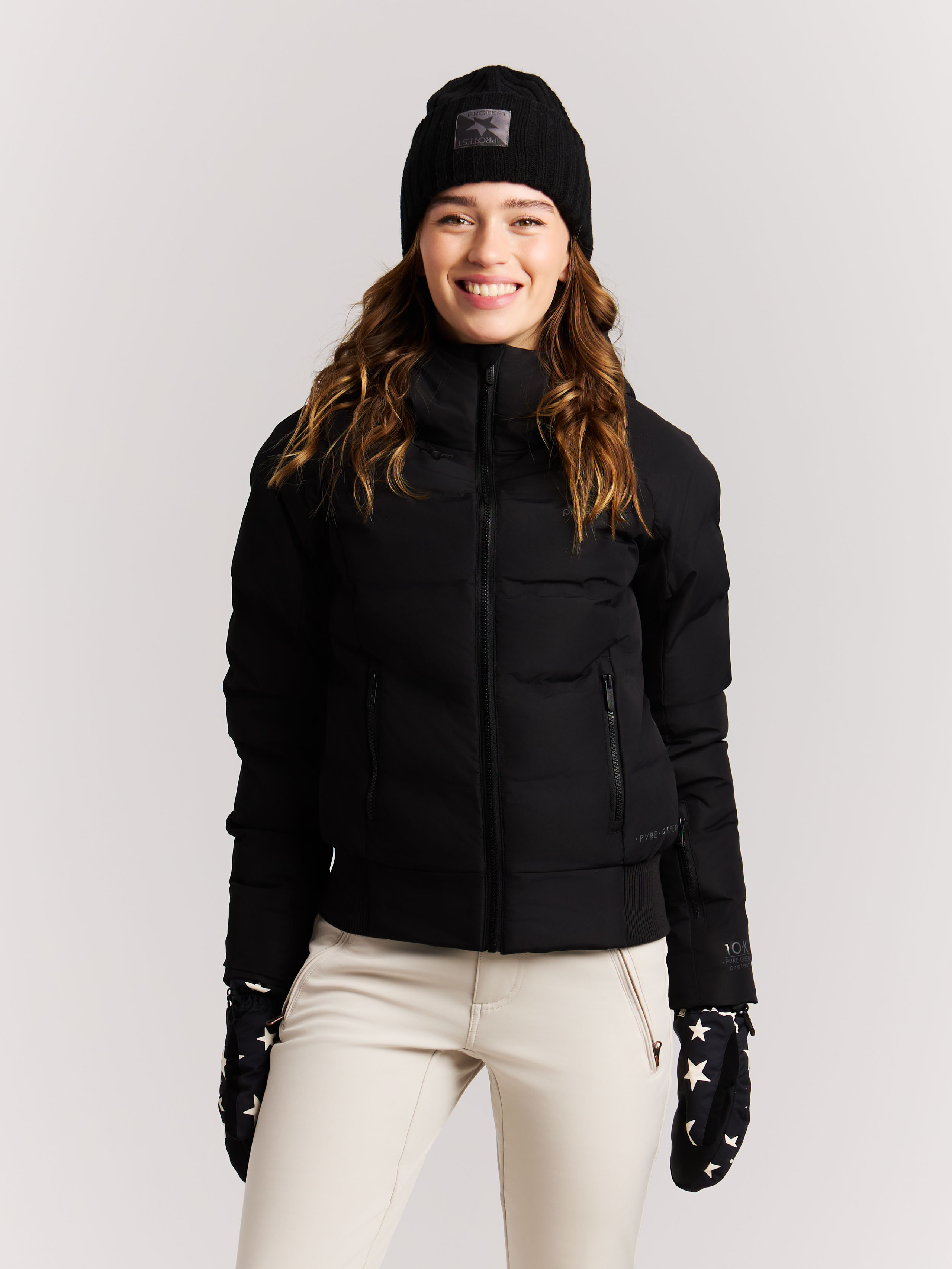Protest Prtalysumi Puffer Ski-jas wintersport - Dames - Zwart