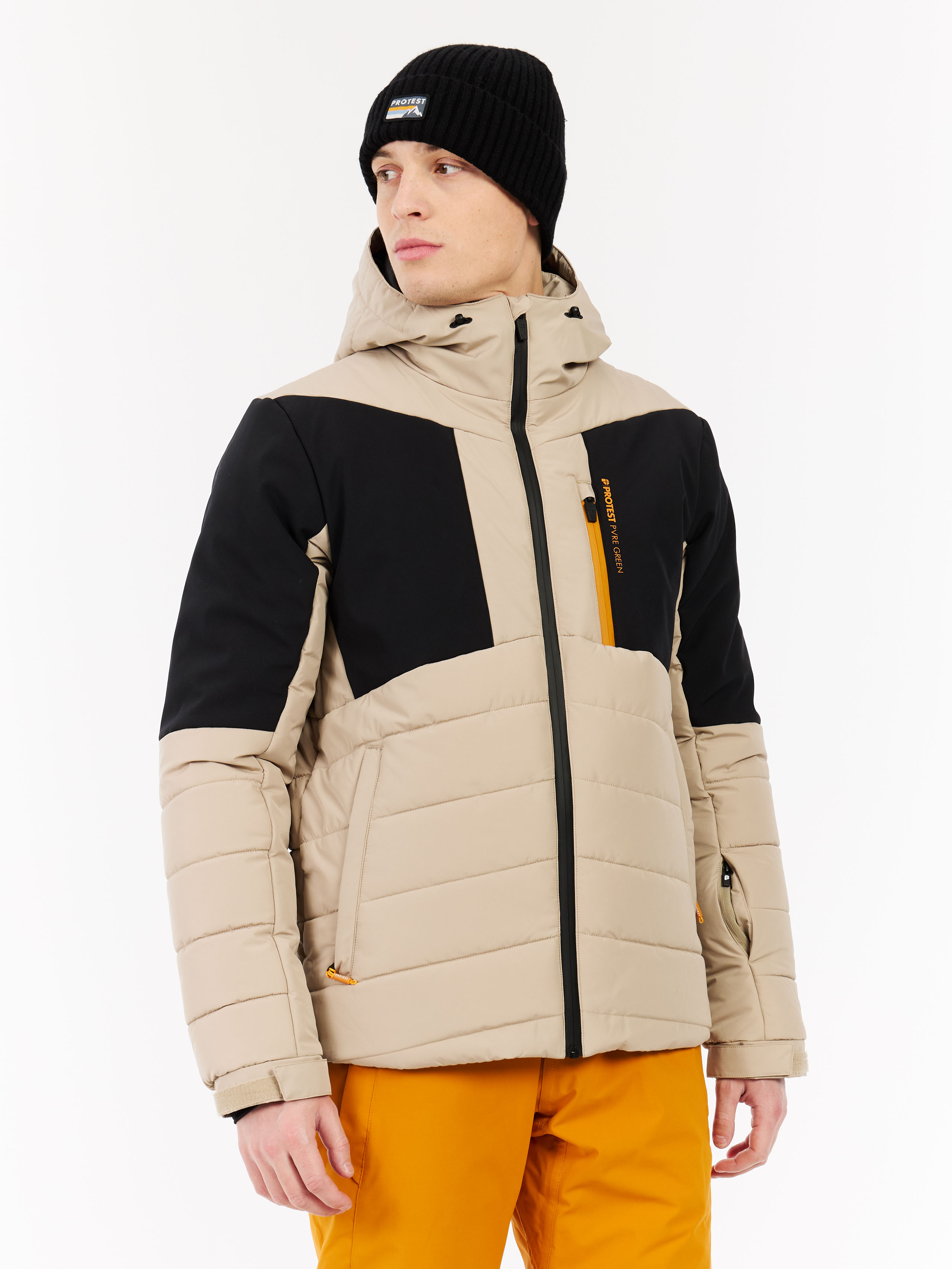 Protest Prtnaldo Puffer Ski Jacket Men - Brown