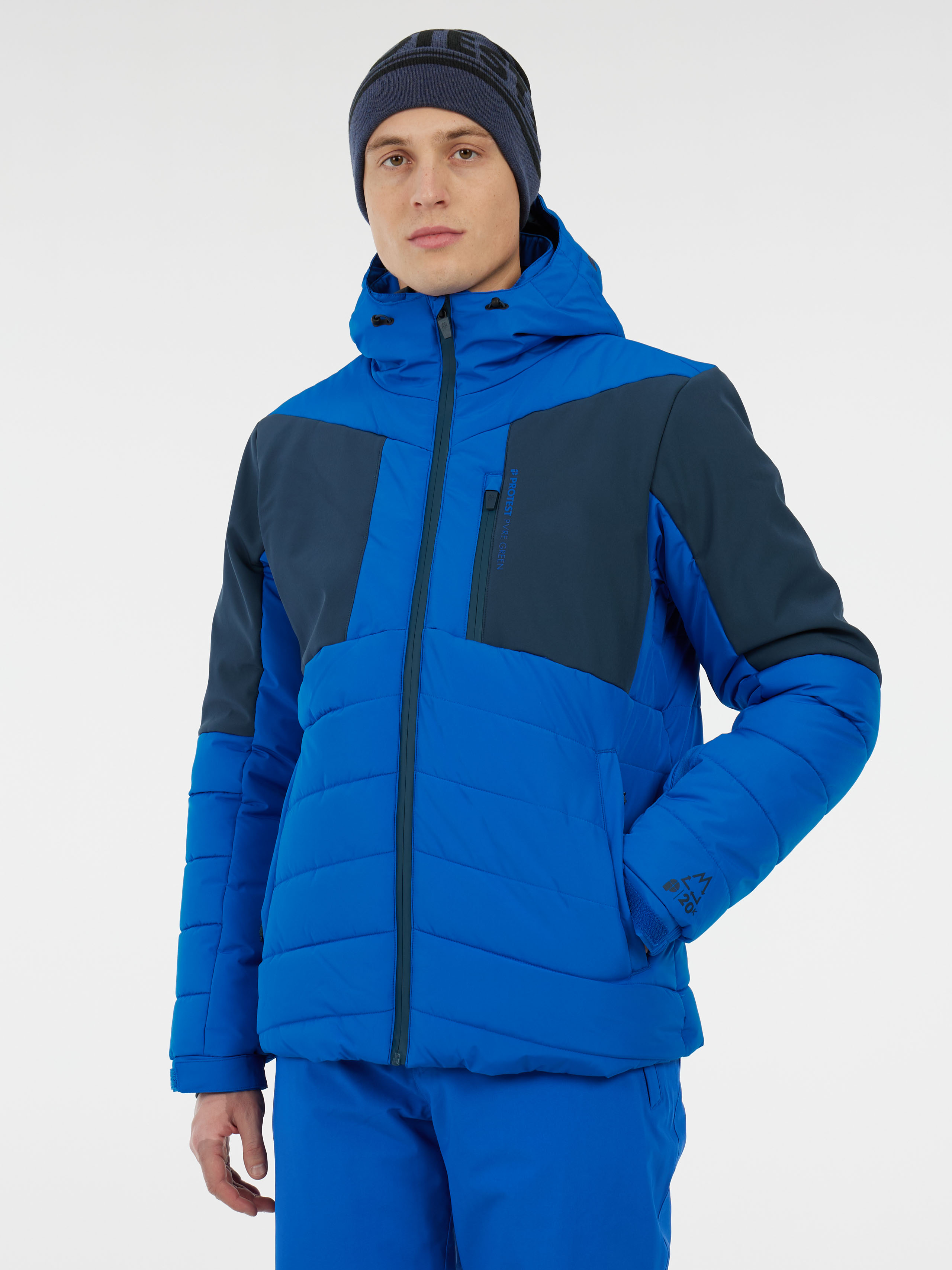 Protest Prtnaldo Puffer Ski Jacket Men - Blue