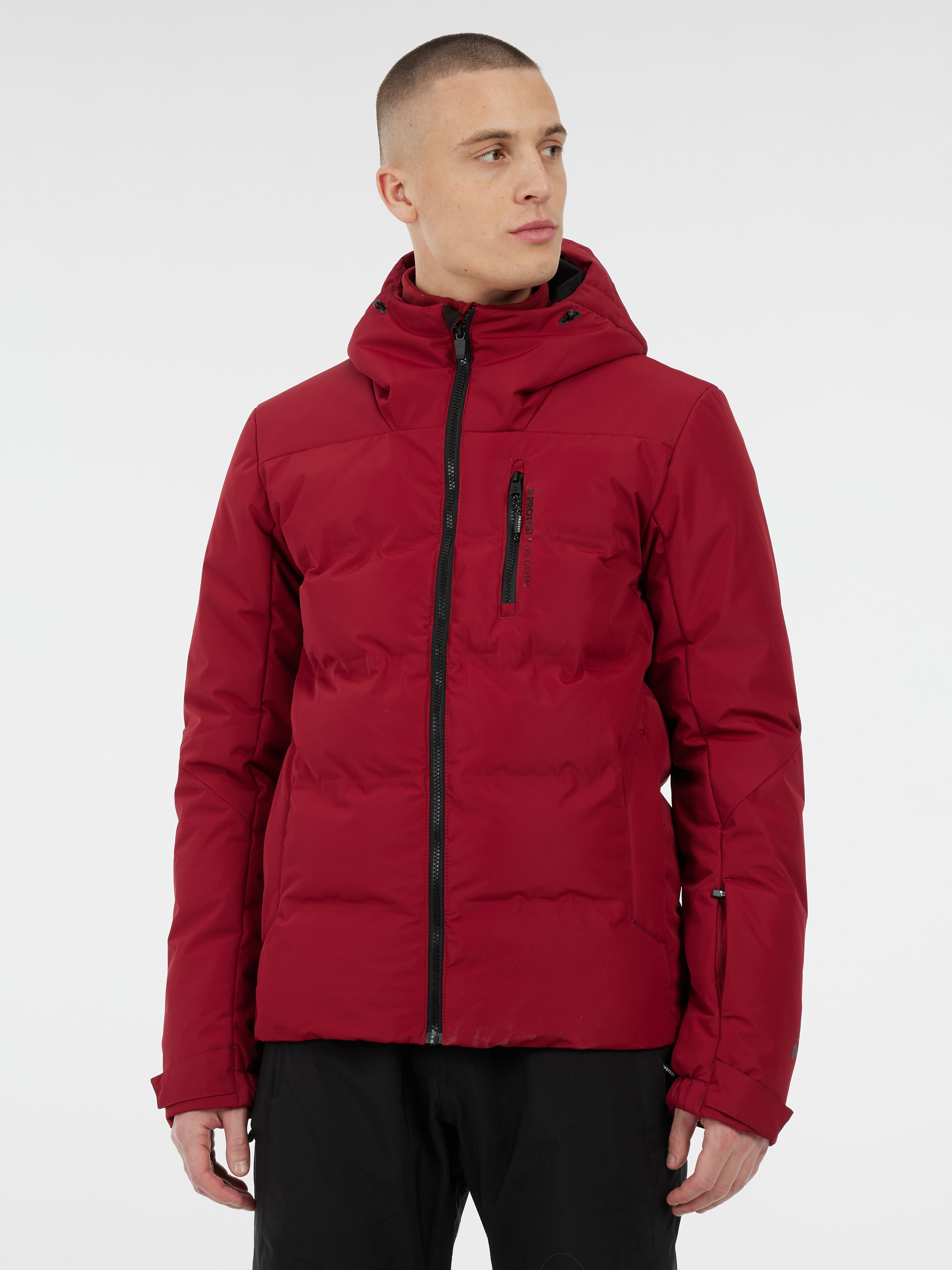 Protest Prtsuperior Puffer Ski Jacket Men - Red