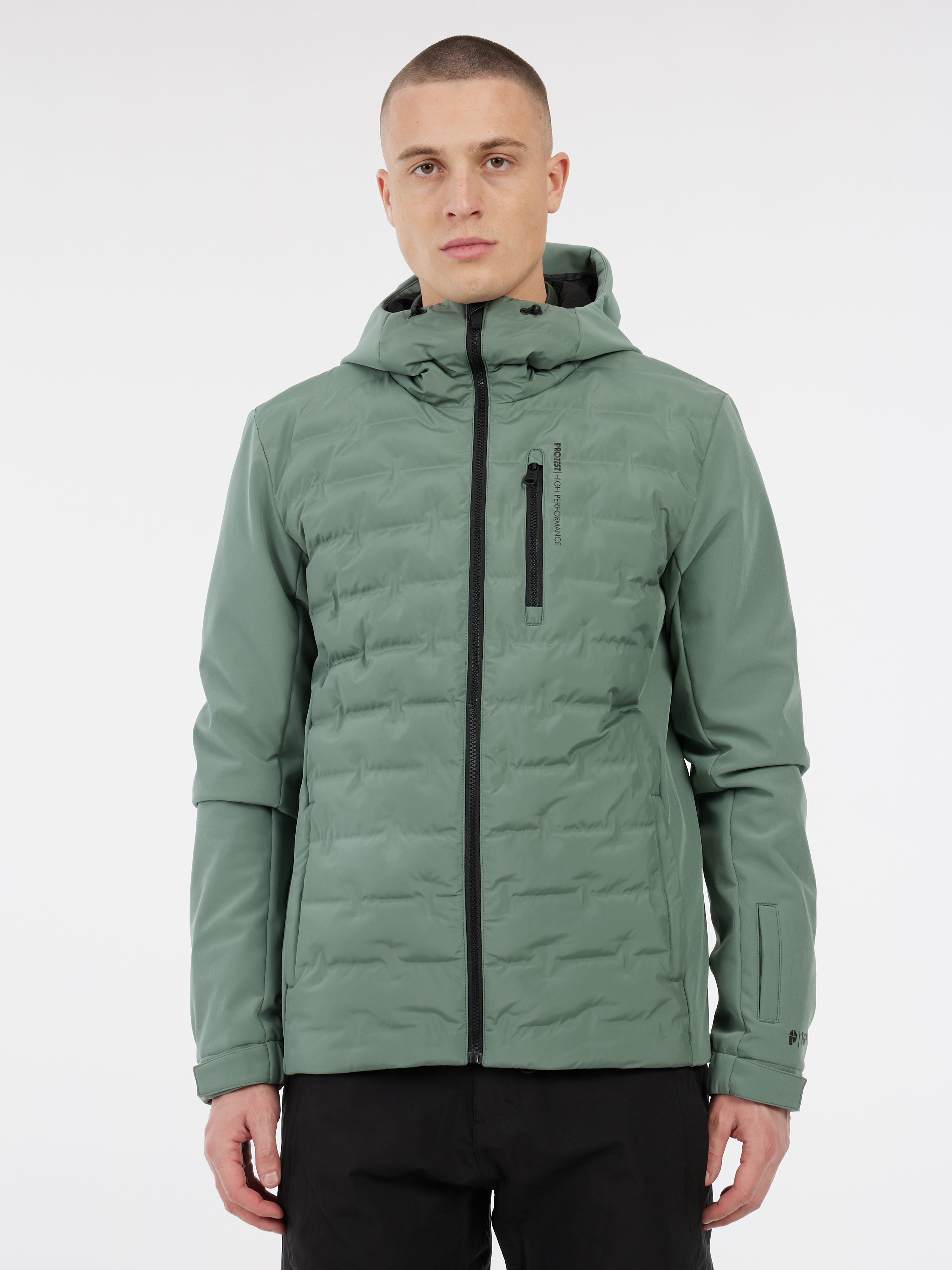 Protest Prtmalmo Puffer Ski Jacket Men - Green