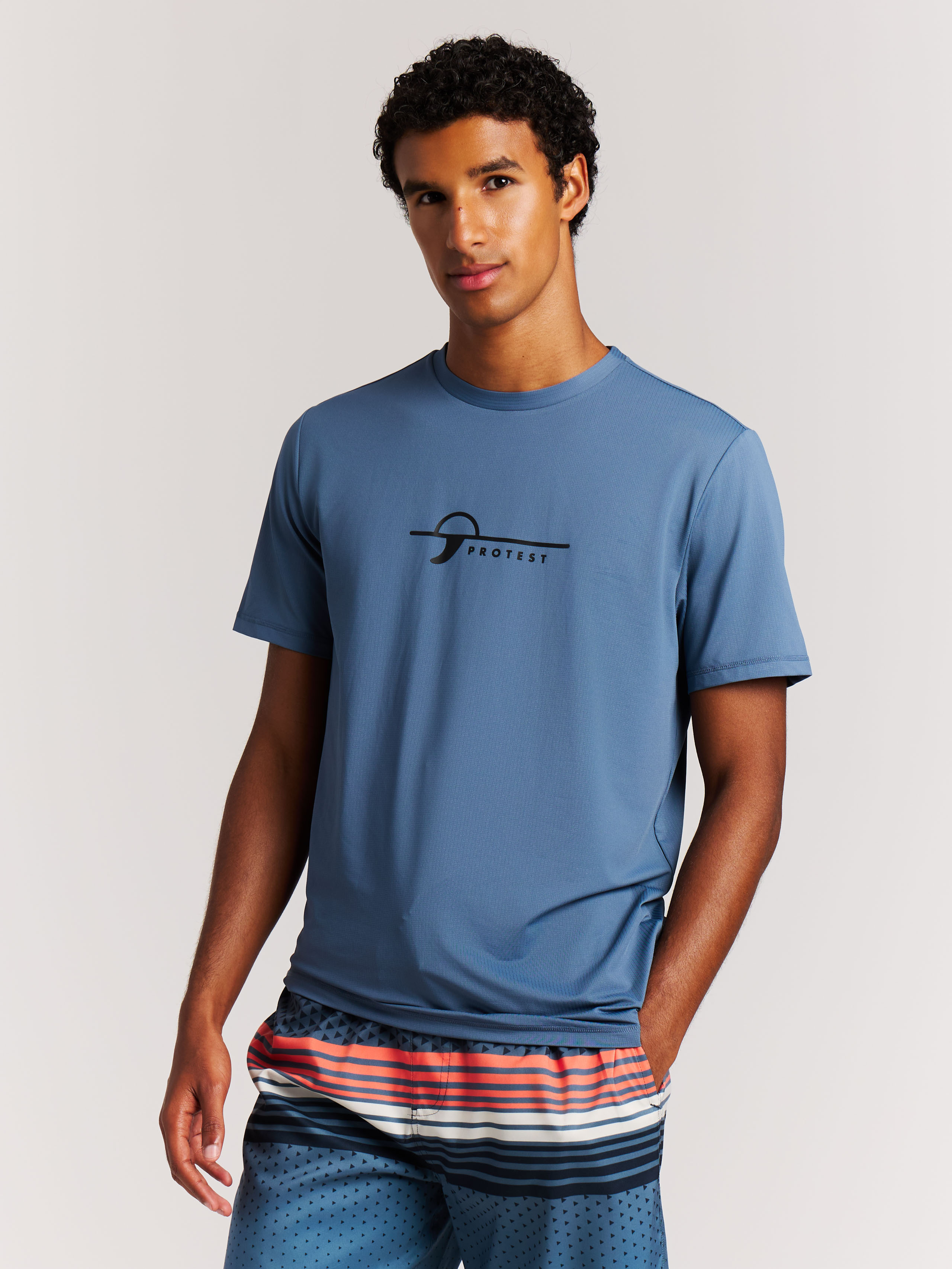 Protest Prtcore Surf Shirt - Heren - Blauw - Zwemkleding