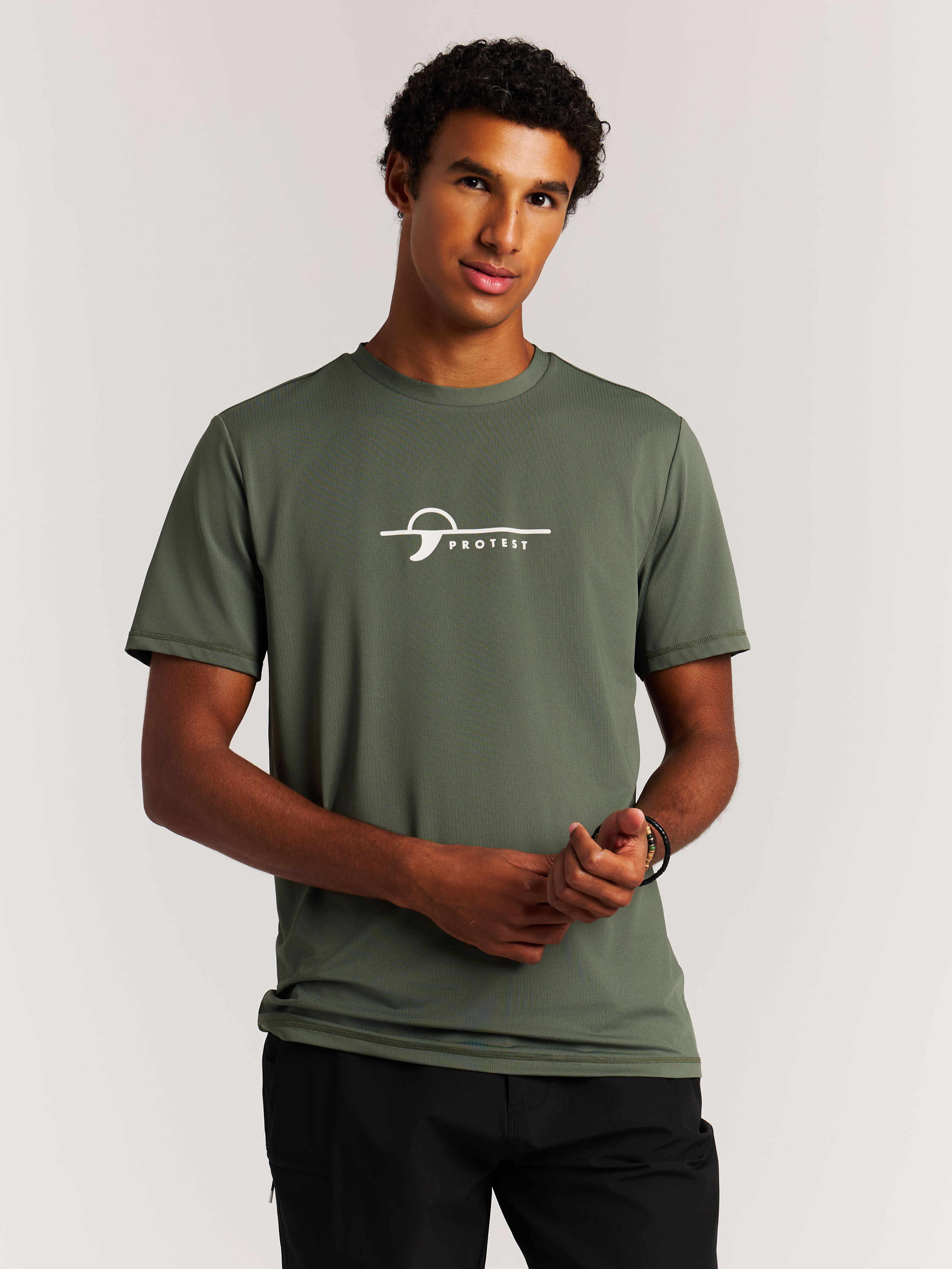 Protest Prtcore Surf Shirt - Heren - Groen - Zwemkleding
