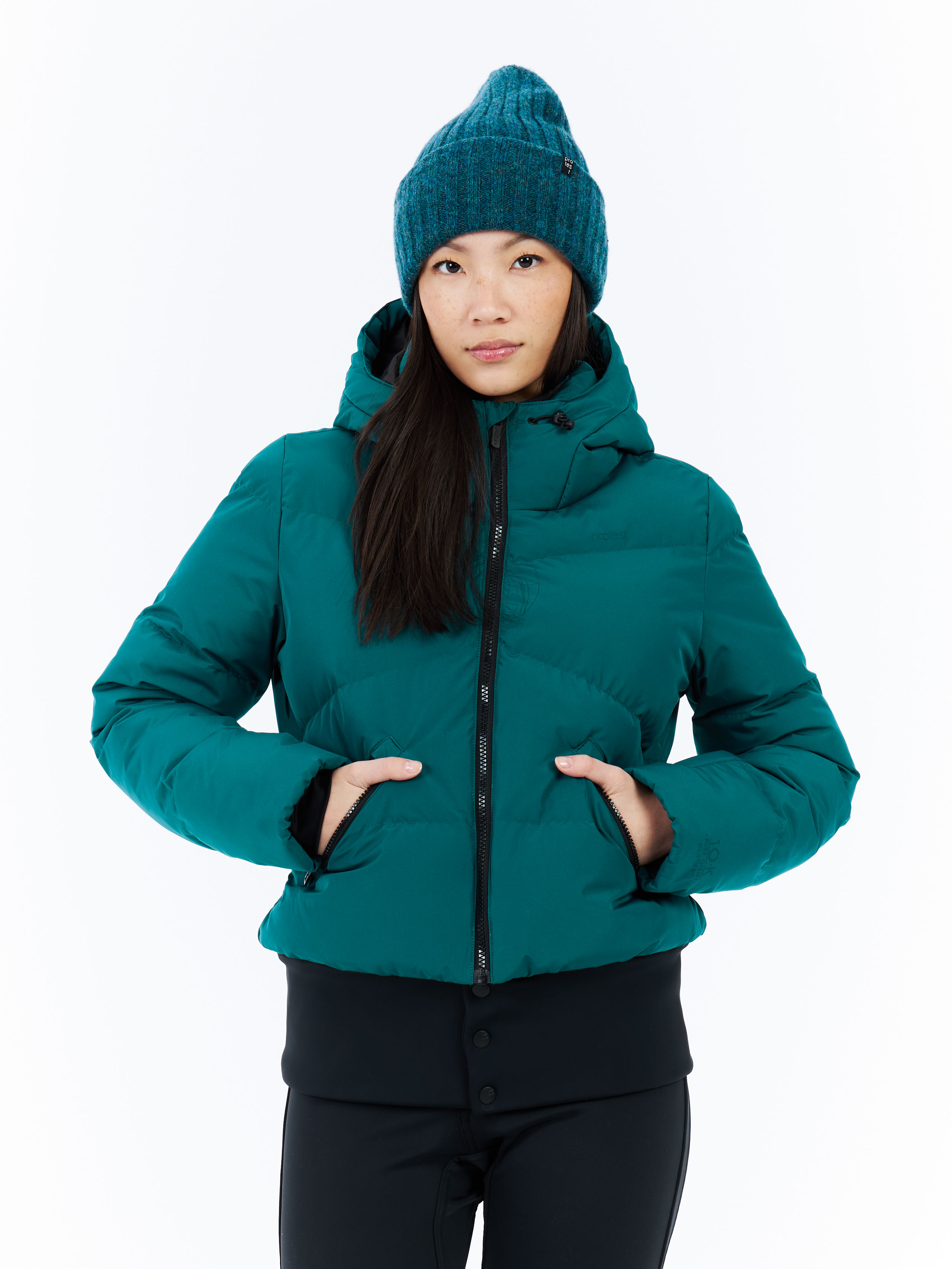 Protest Prtpreppy Skijacke Zip-shift - Damen - Blau