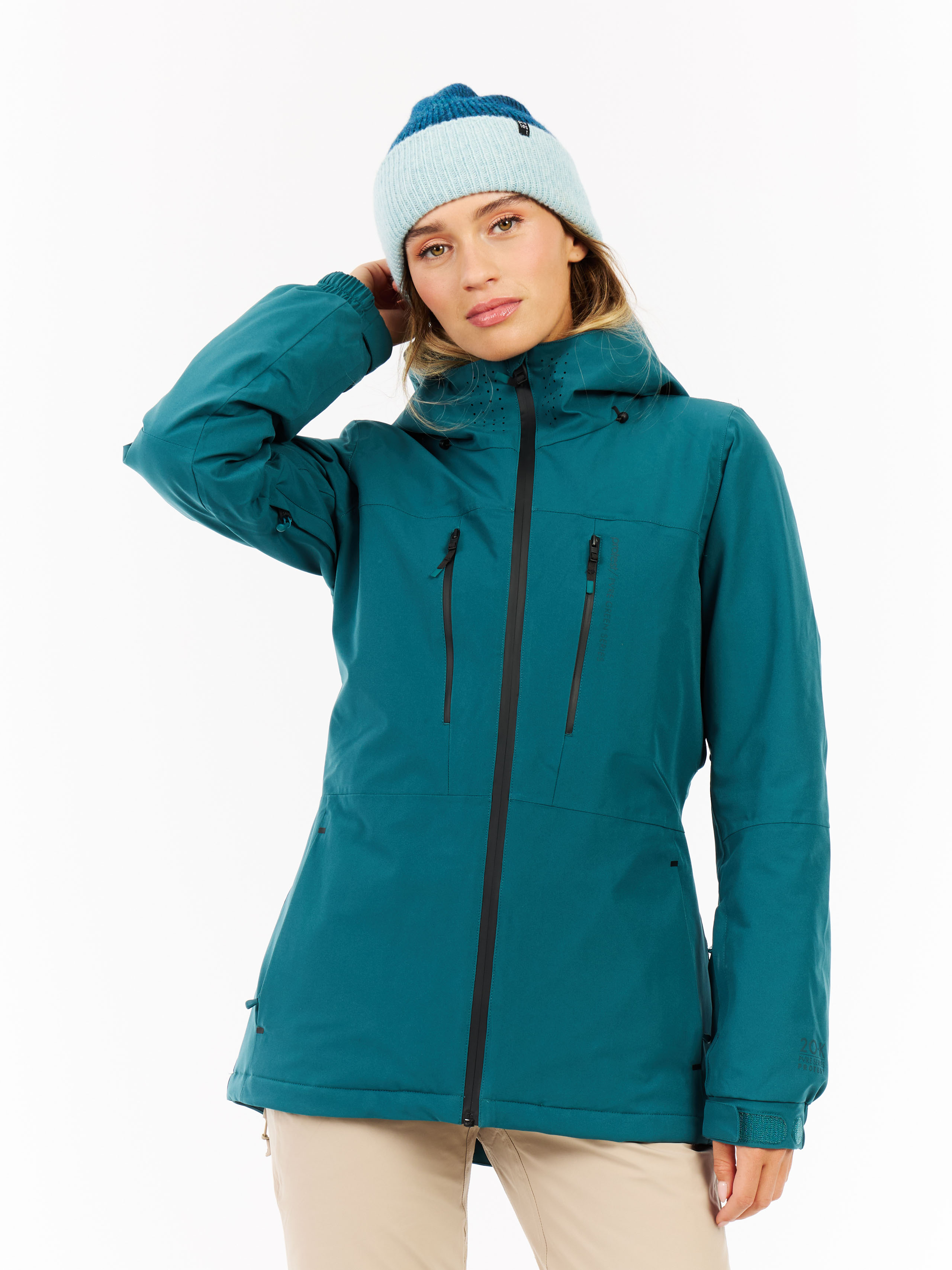 Protest Prtbeverly Veste De Ski Femme - Bleu