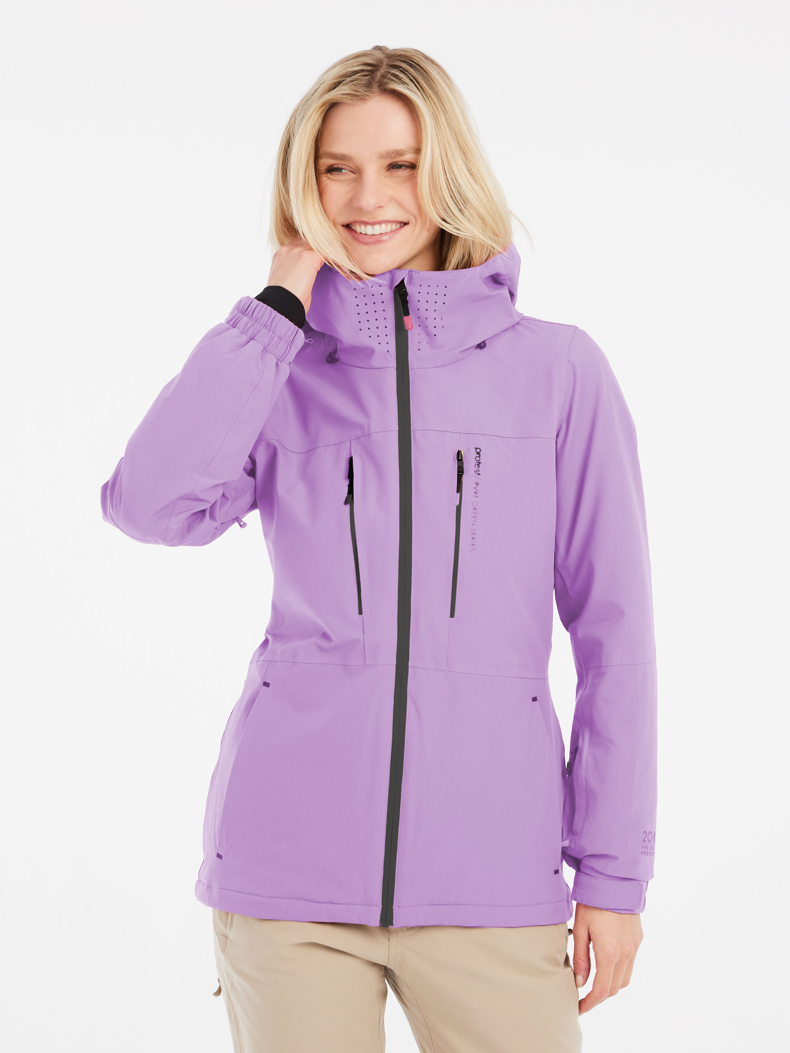 Protest Prtbeverly Ski-jas wintersport Dames - Paars