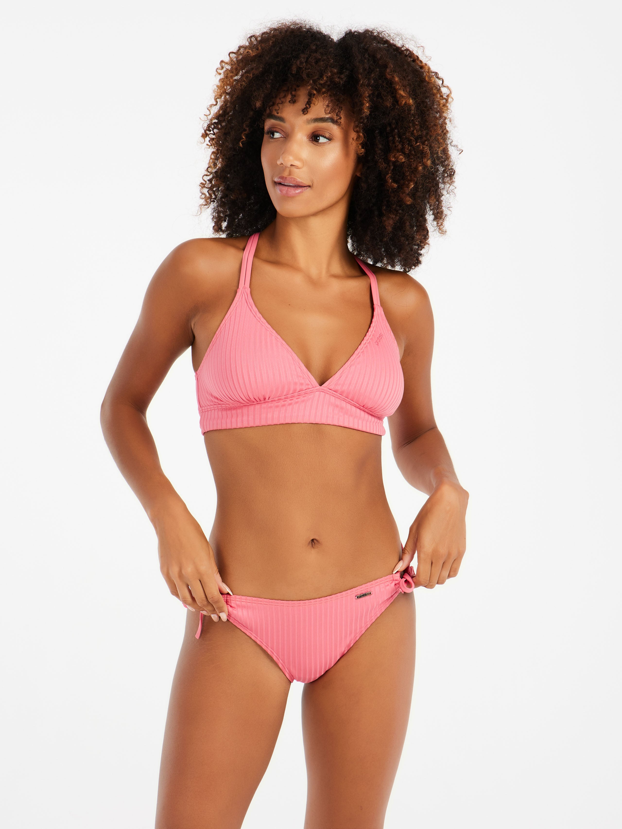 Protest Prtcosta Triangel Bikini Set - Medium Coverage - Dames - Roze - Zwemkleding