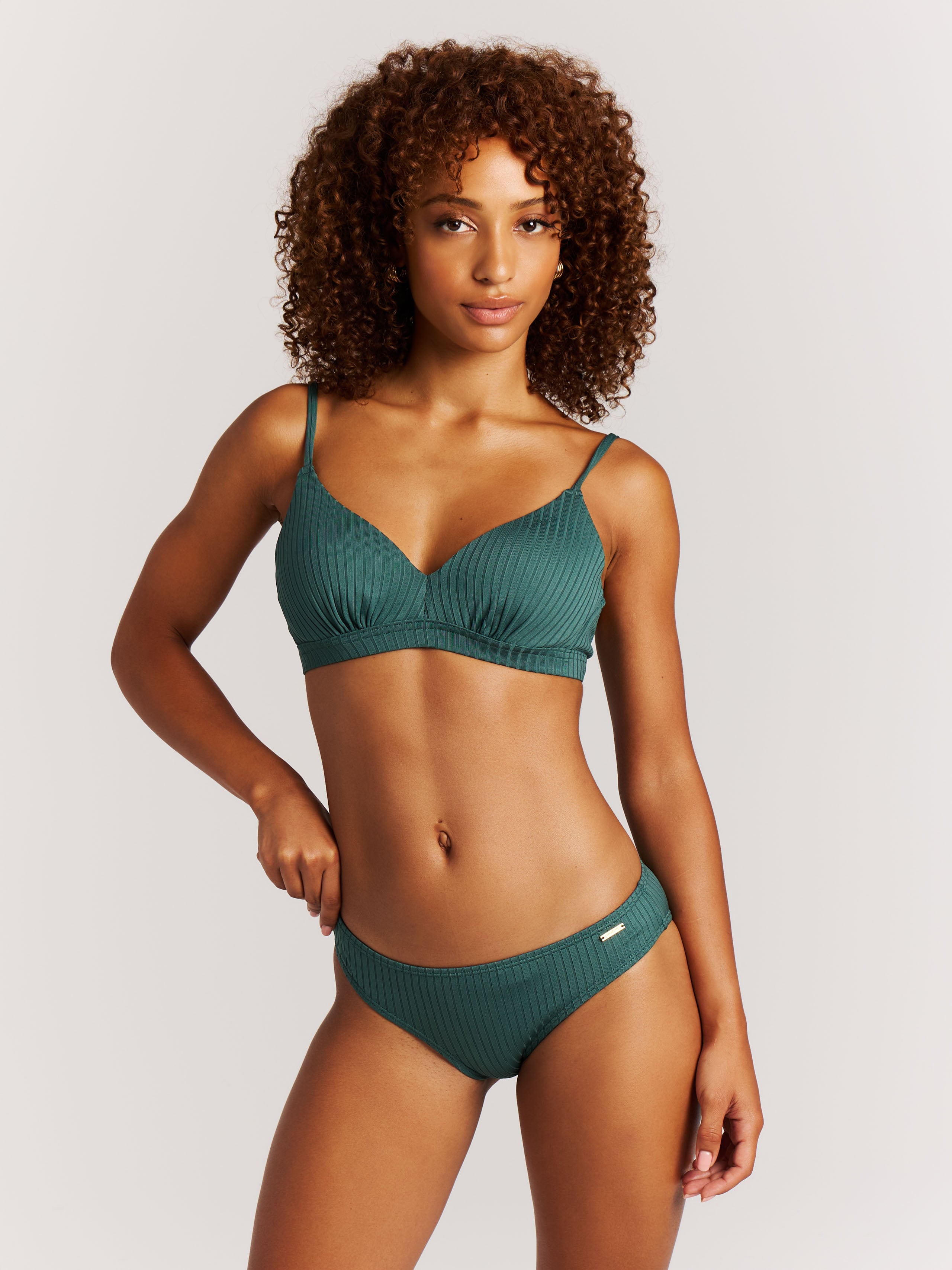 Protest Prtkyla Beugel Bikini Set - Medium Coverage Dames - Groen - Badmode