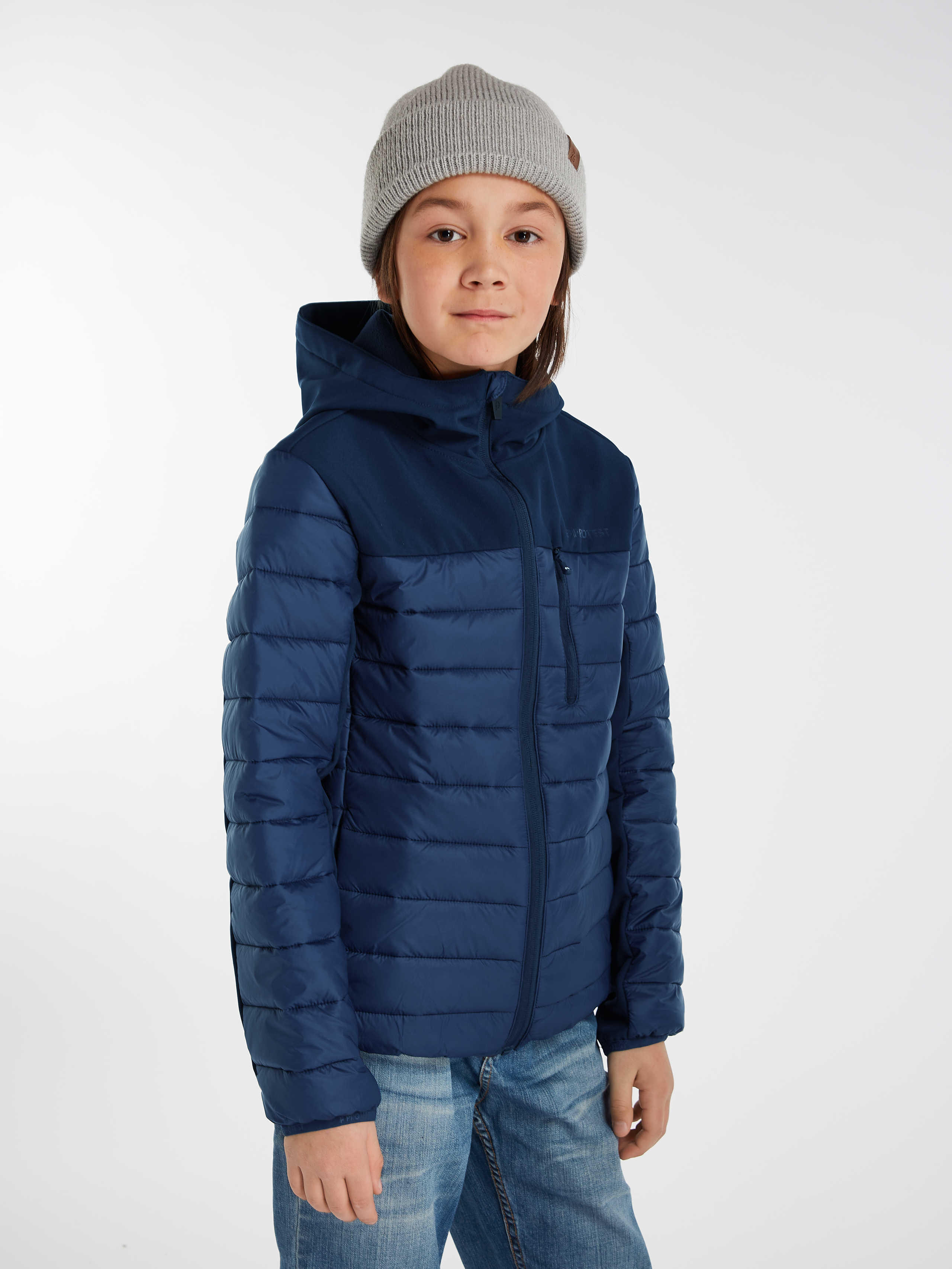 Protest Prtgonzo Jr Puffer Übergangsjacke Herren - Blau