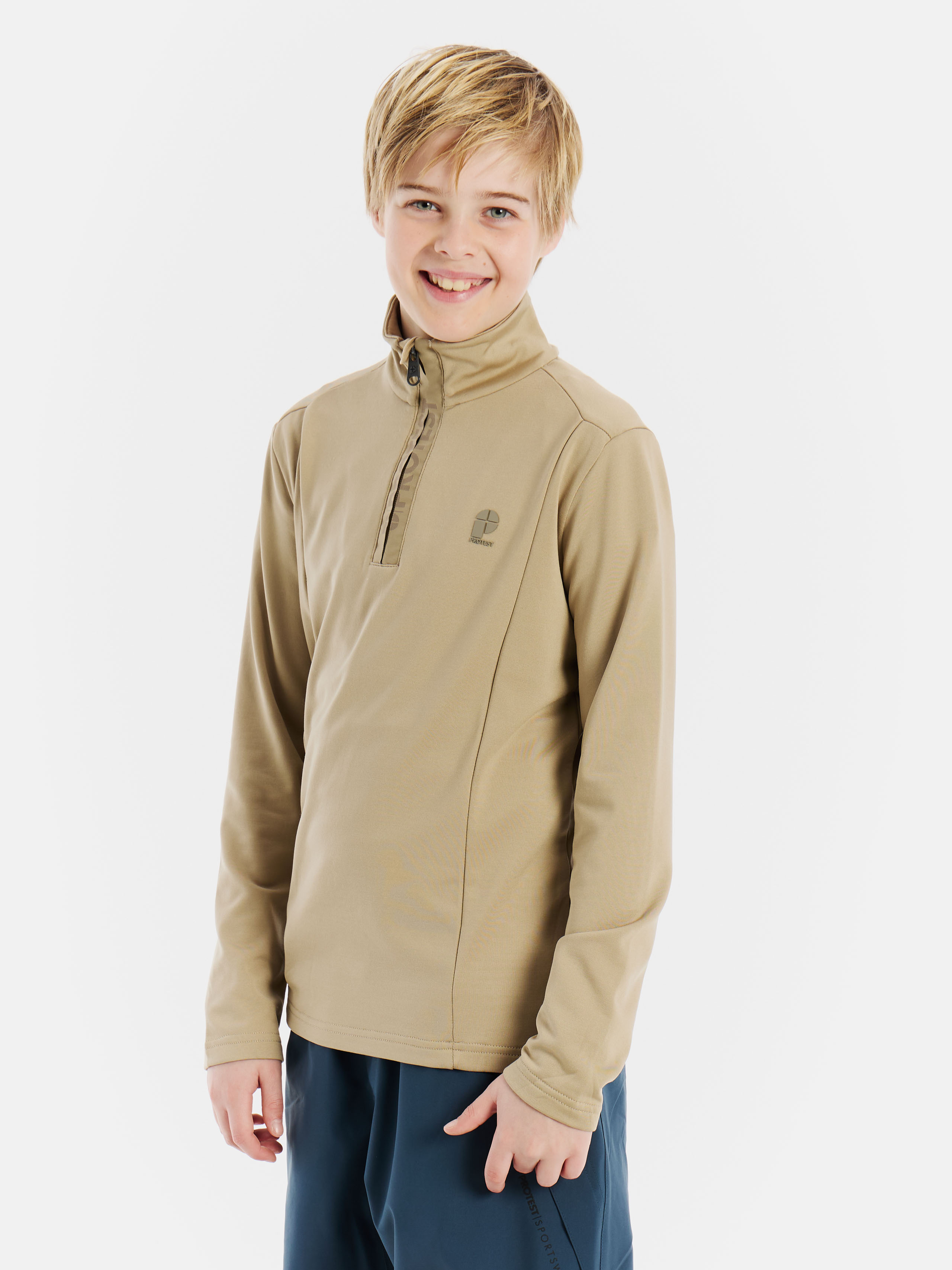 Protest Rewillowy Jr Sous-pull Garçon - Marron