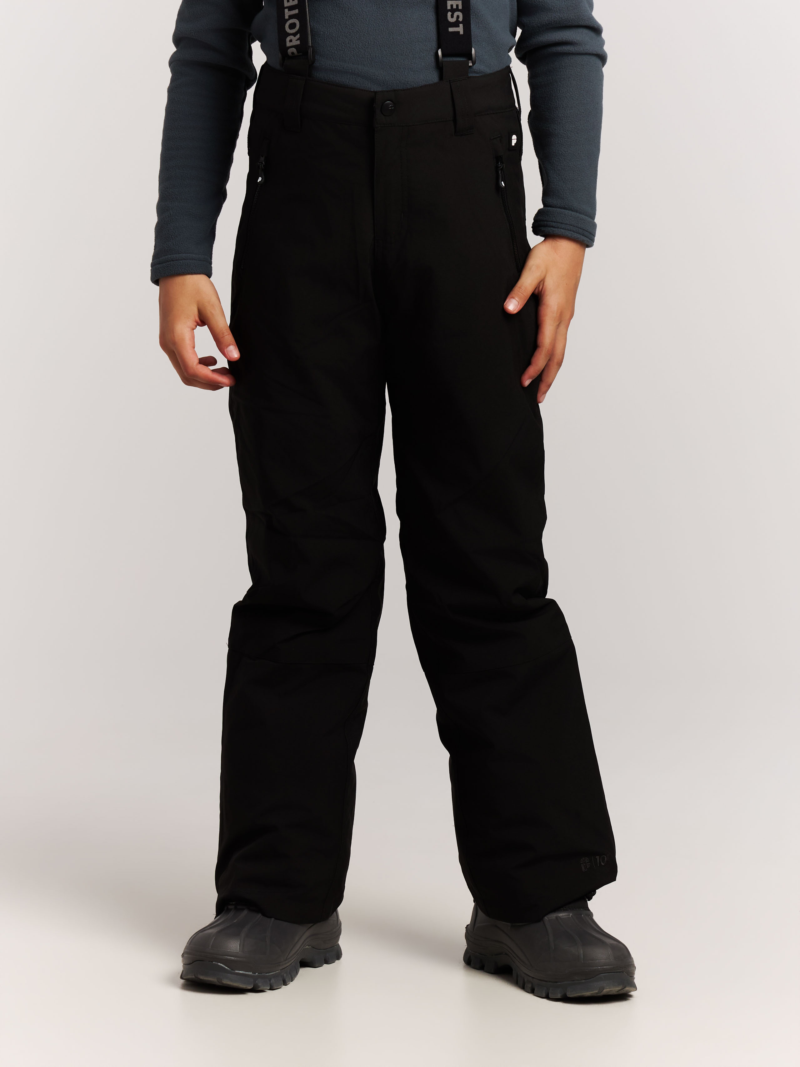 Protest Spikety Jr Skibroek wintersport - Jongens - Zwart