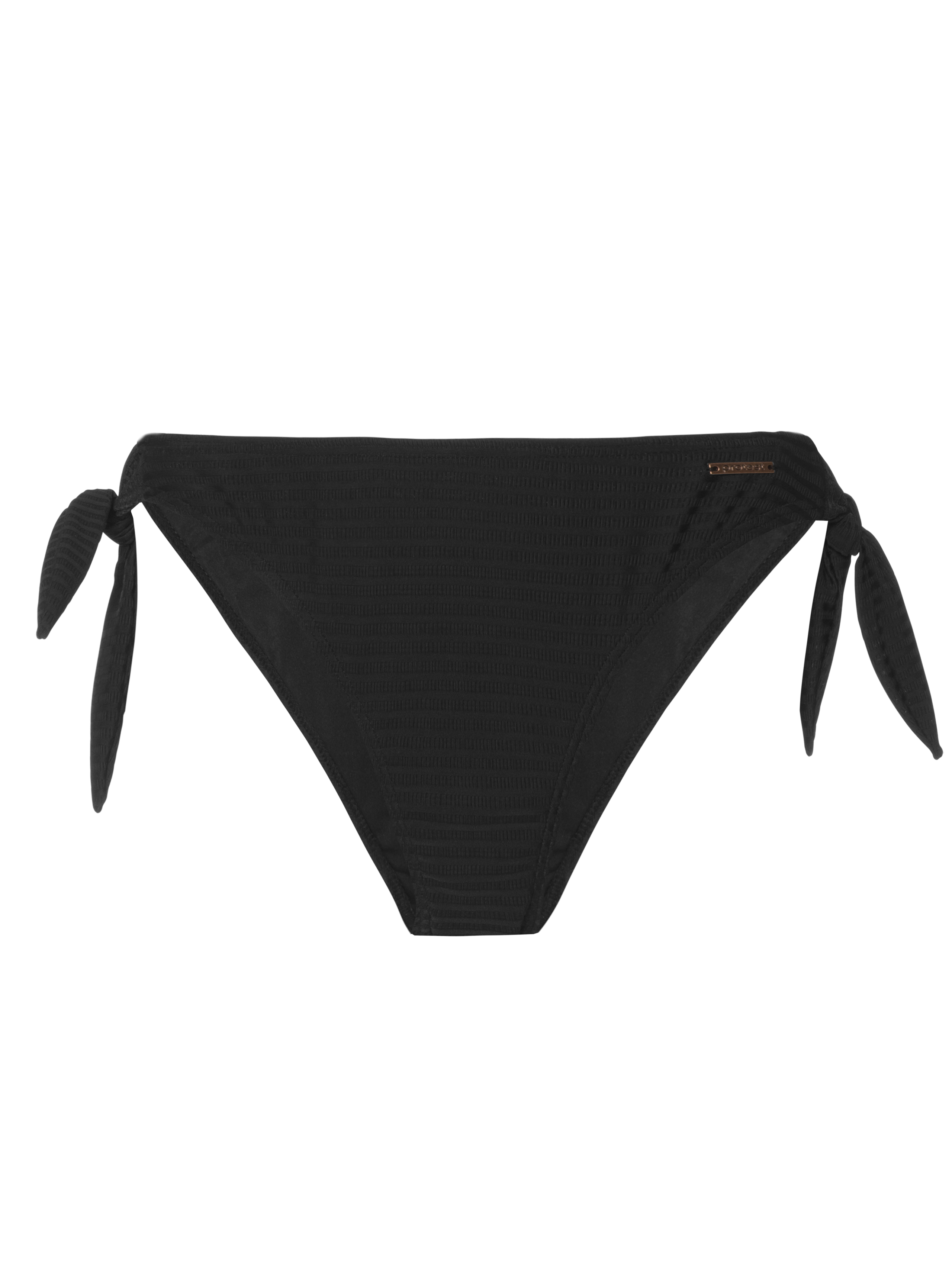 Protest Mm Kiama Bikinibroekje - Striksluiting - Dames - Zwart - Zwemkleding