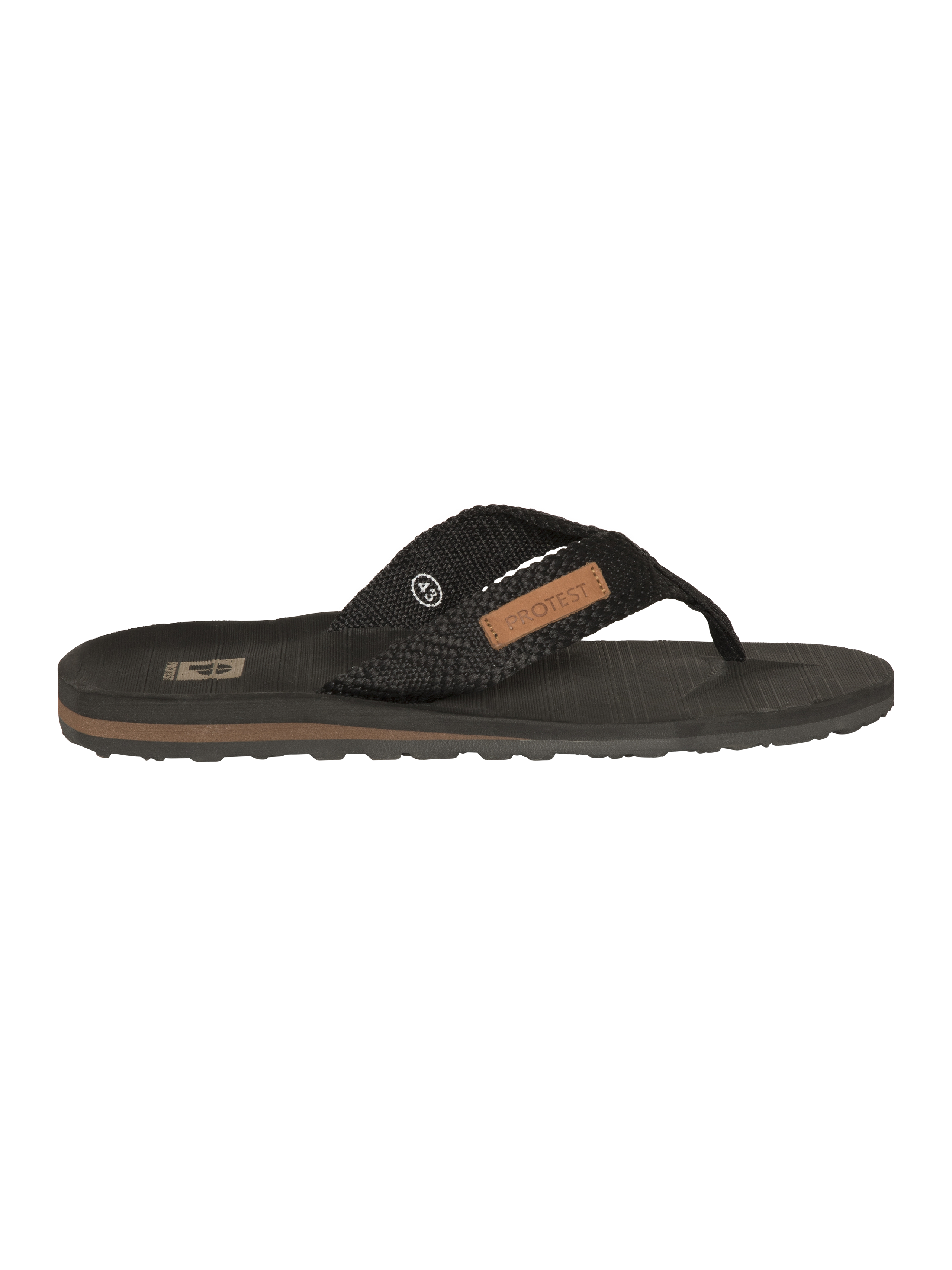 Protest Haiti Flip Flops Men - Black