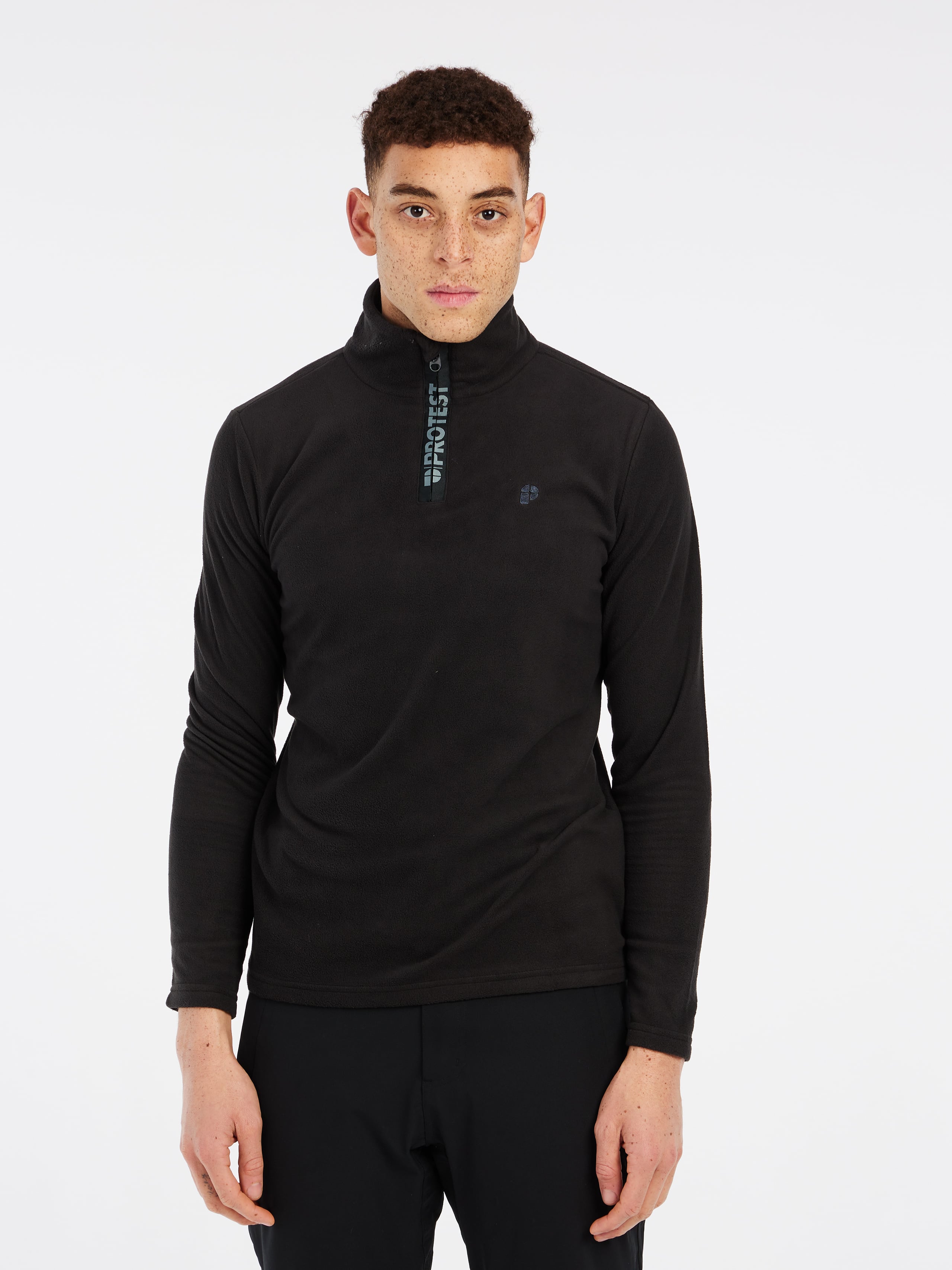 Protest Perfectym Pile Uomo - Felpa Calda In Tessuto Riciclato Per Sci E Tempo Libero - Collezione Autunno/Inverno - 2