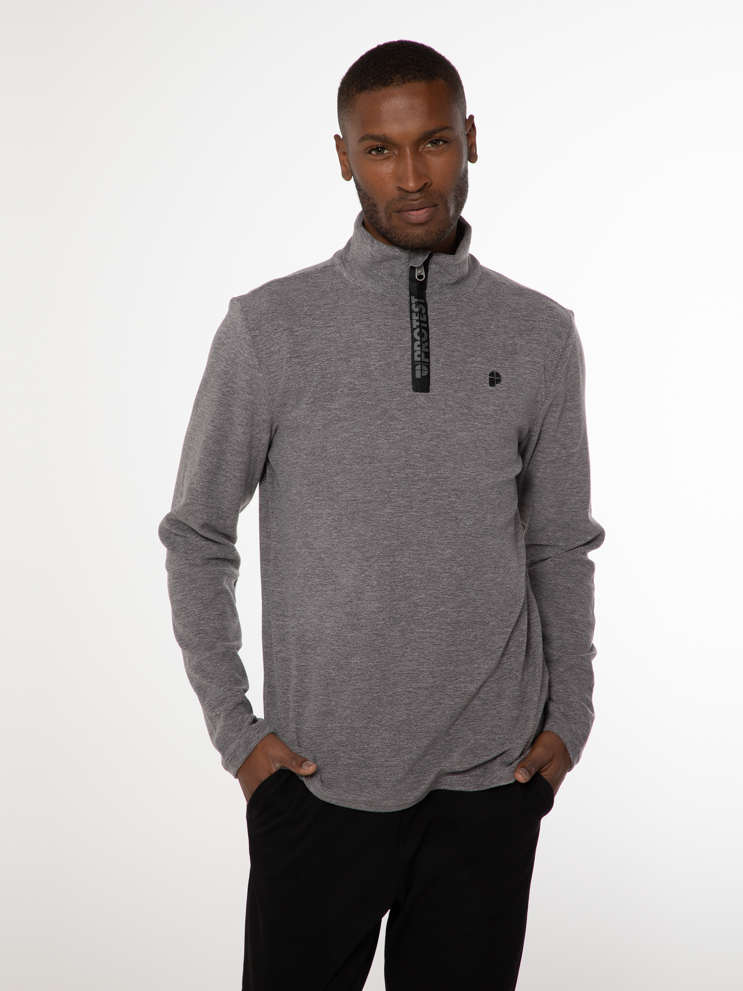 Protest Perfectym Mid Layer Men - Grey